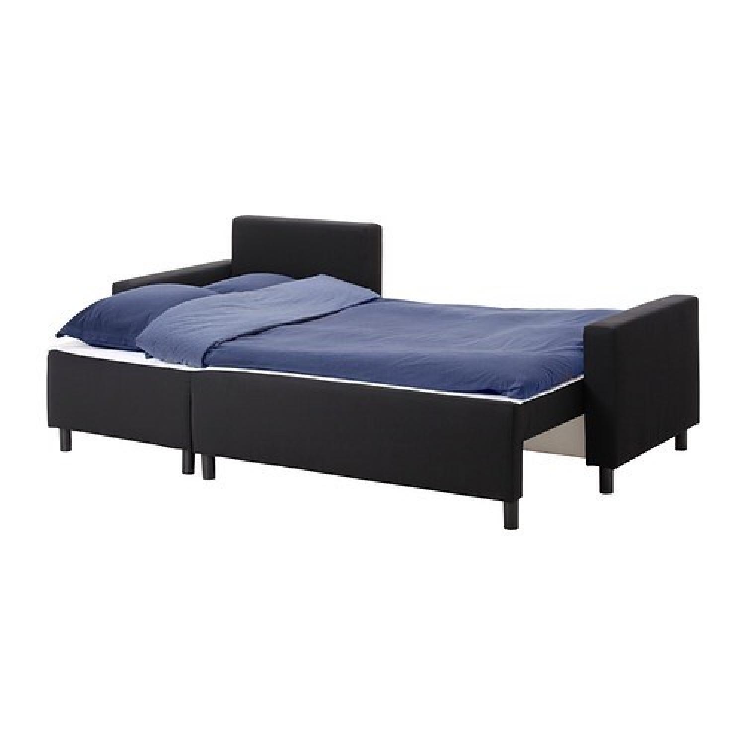 Ikea Sectional Sofa Bed w/ Cushions - image-6