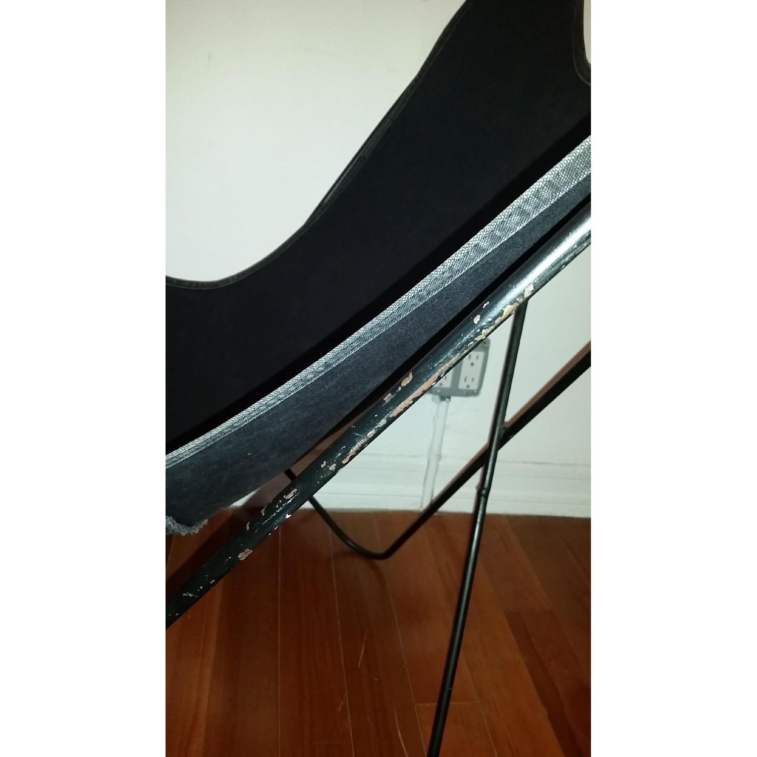 Vintage Wrought Iron Butterfly Chair - image-4