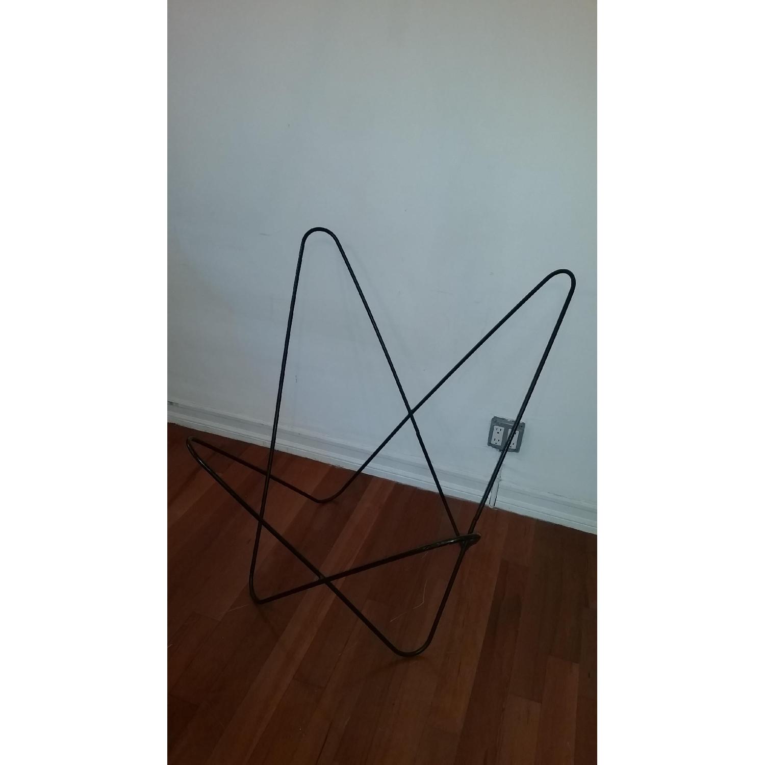 Vintage Wrought Iron Butterfly Chair - image-6