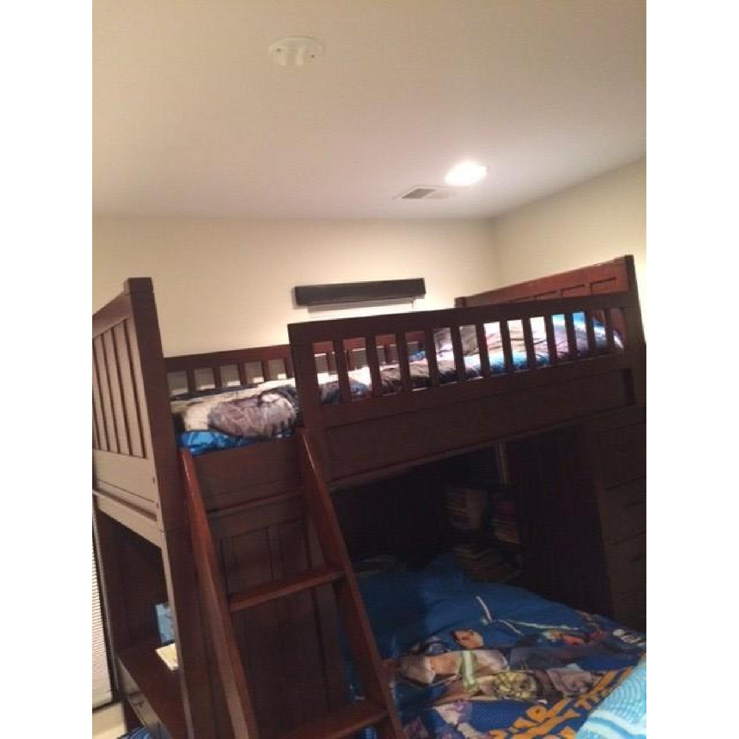 Pottery Barn Camp Bunk System w/ Lower Twin Bed AptDeco