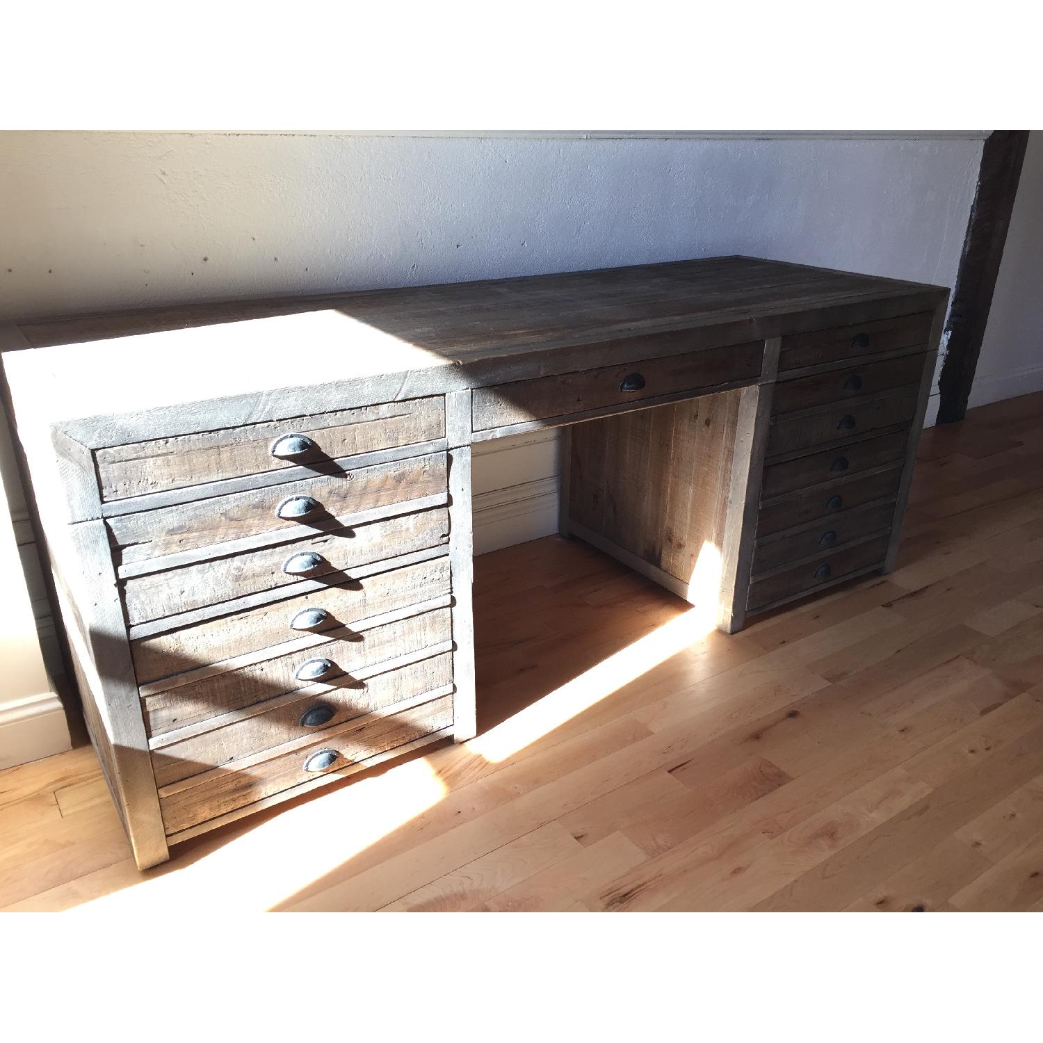 Restoration Hardware Printmaker's Desk - image-2