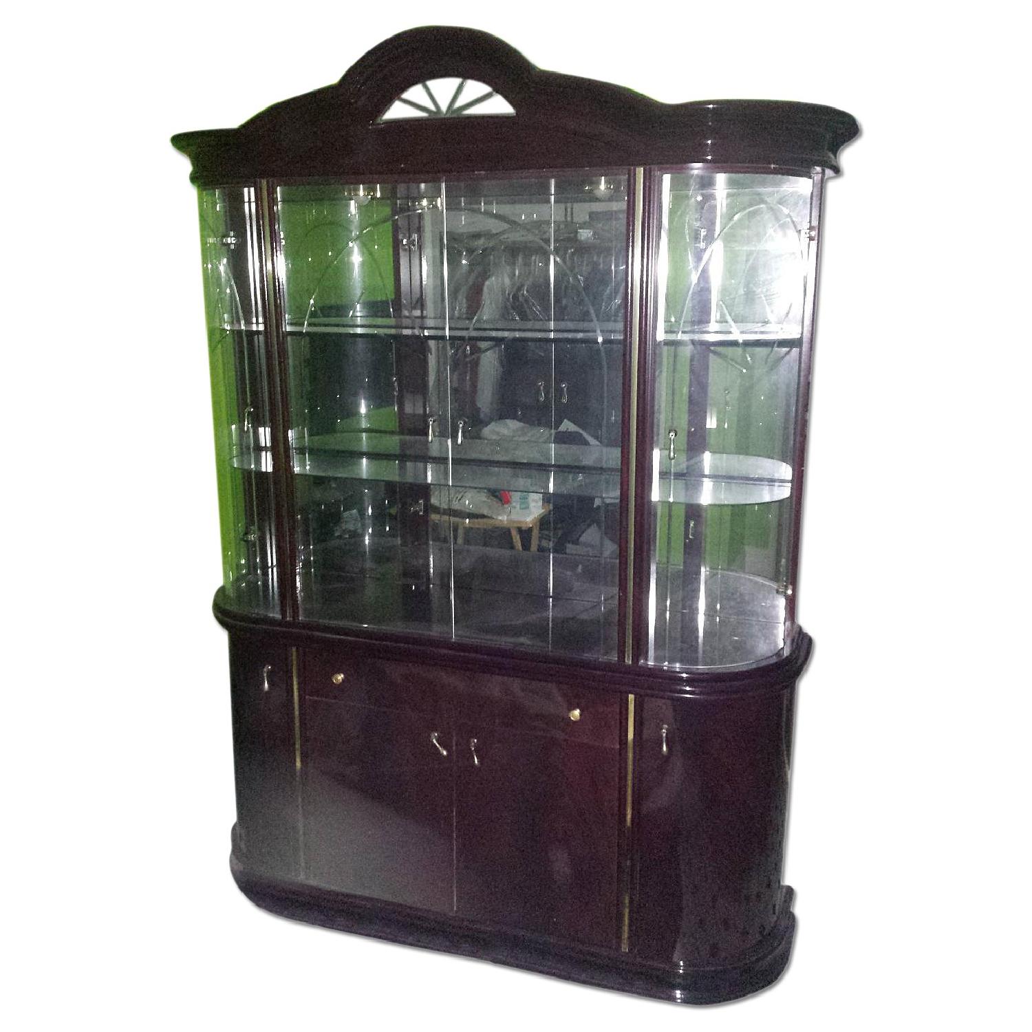 Vintage Italian-Style China Cabinet - image-0