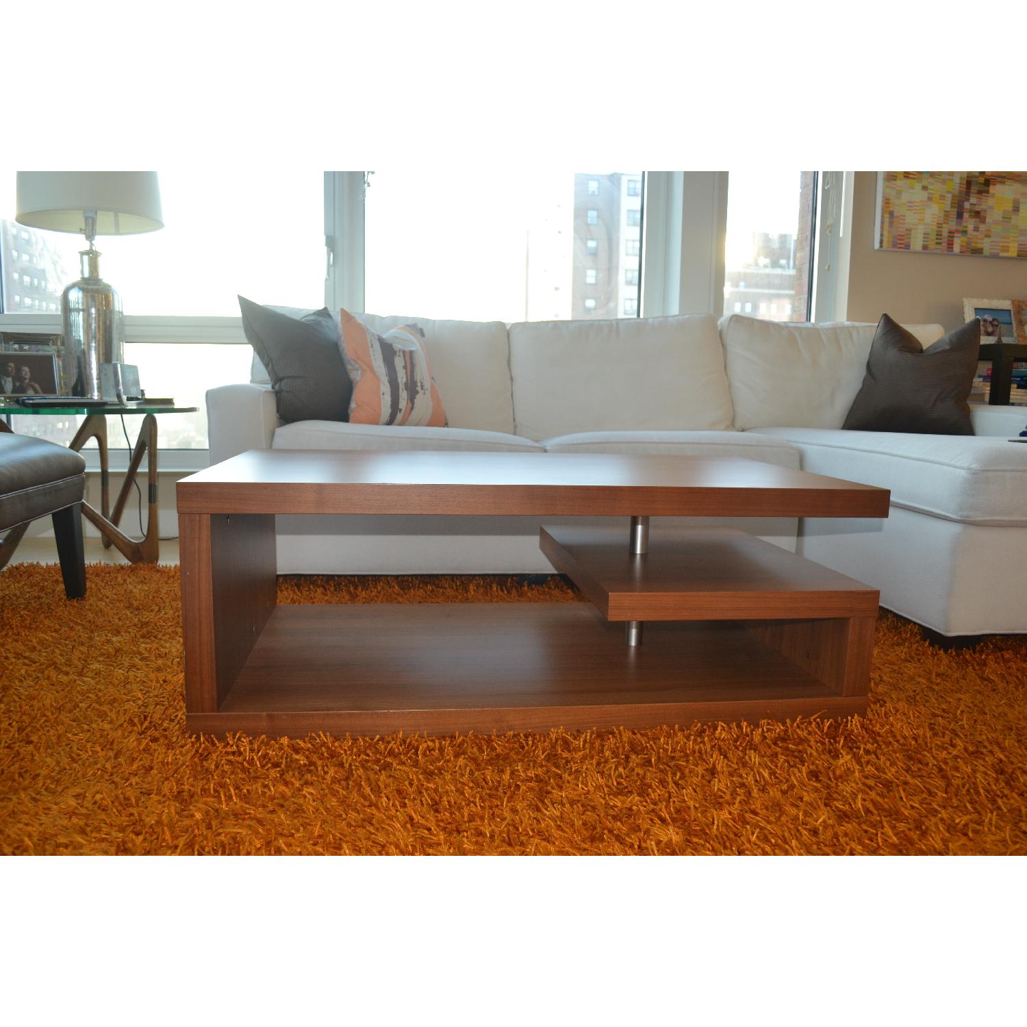 BoConcept Walnut Coffee Table - image-1
