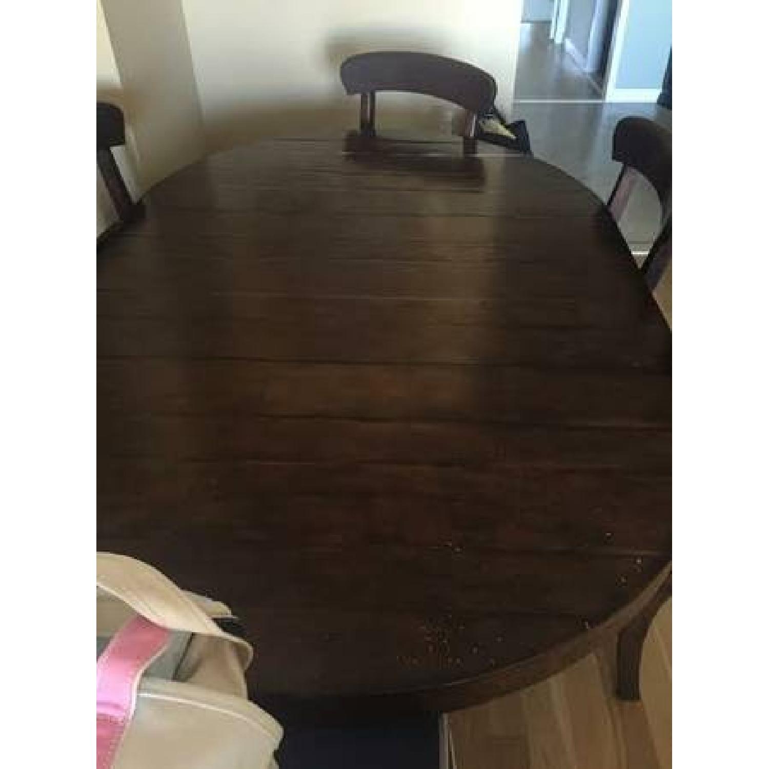 Crate & Barrel Dining Room Table w/ 4 Chairs - image-3