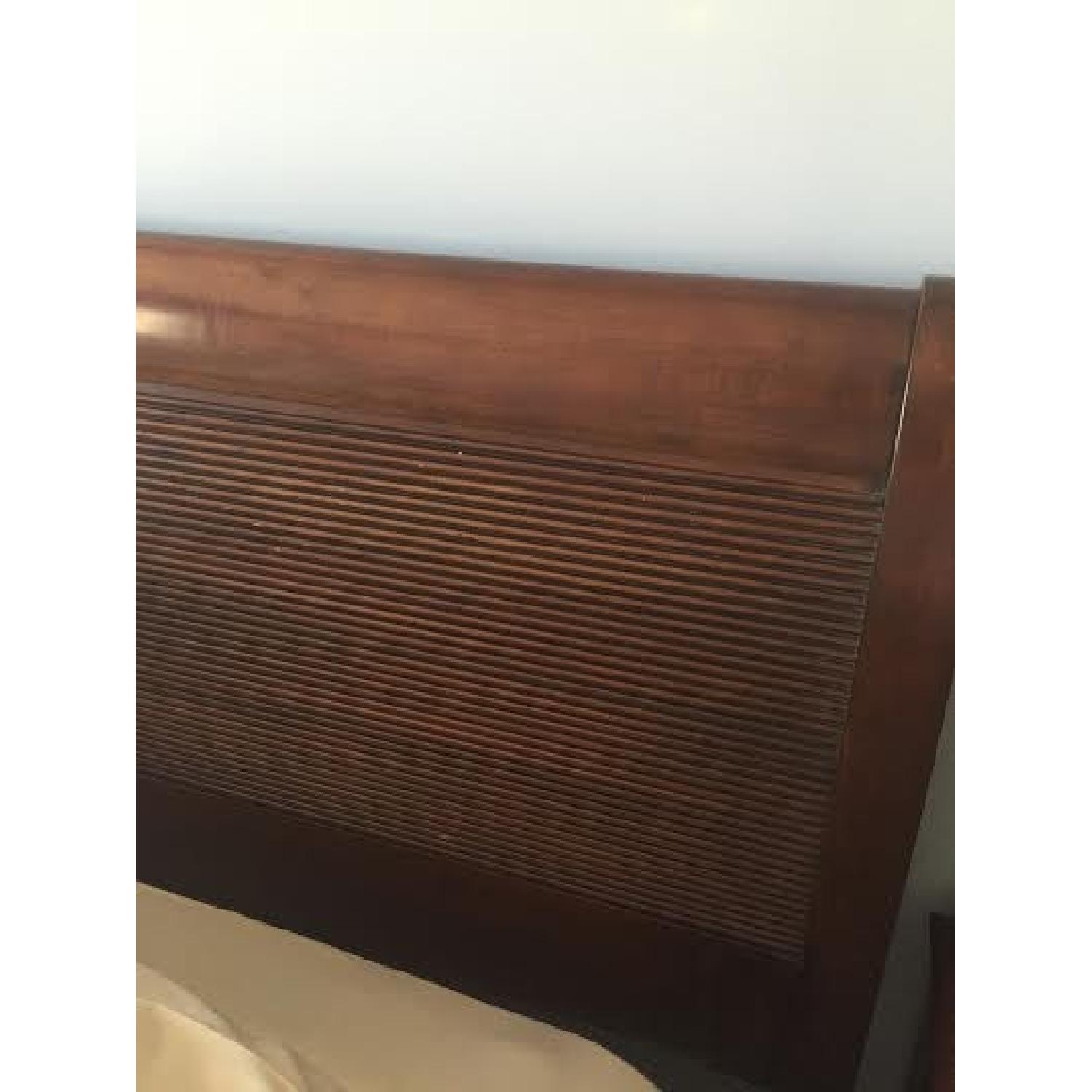 Ethan Allen Dark Wood King Bed Frame - image-4