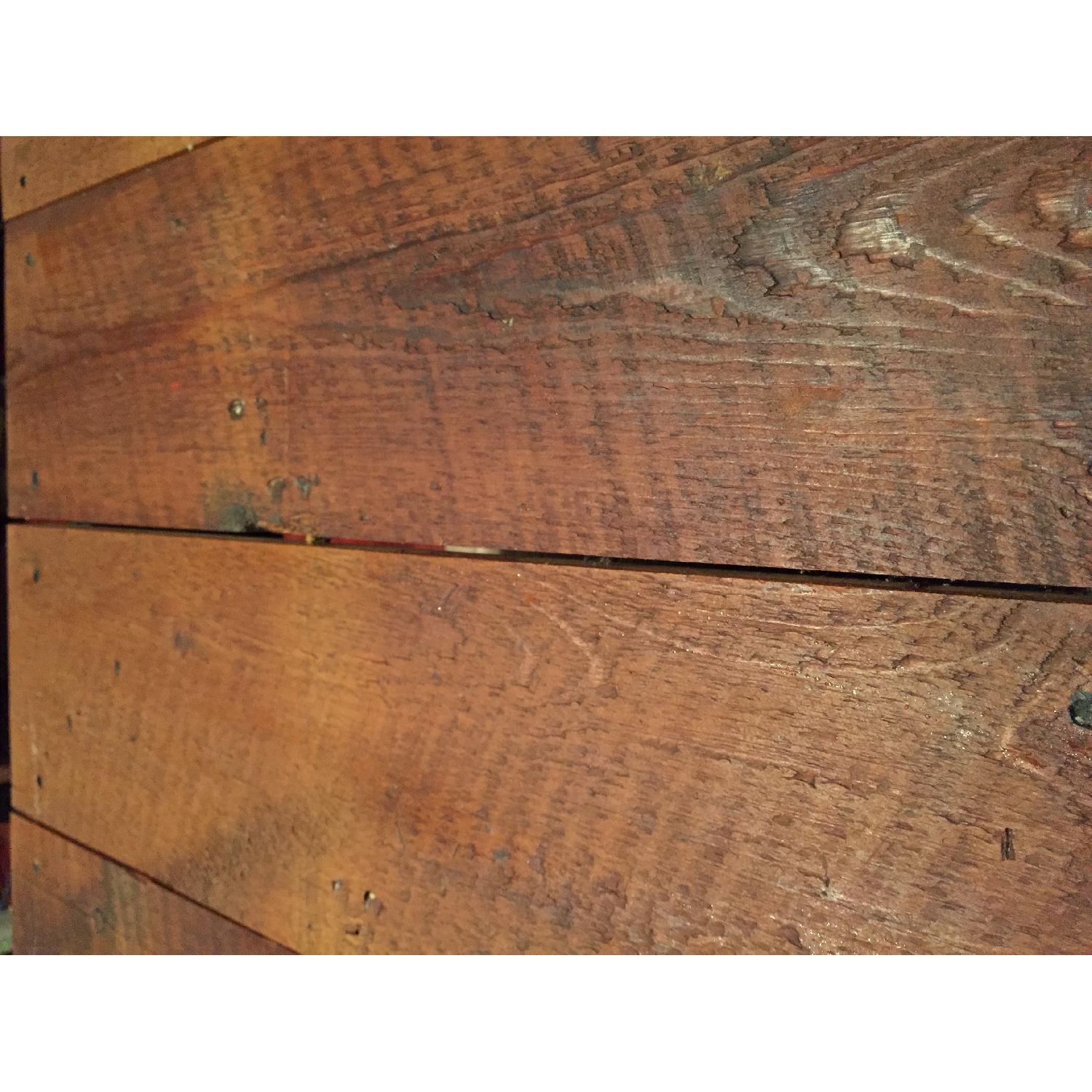 Antique Industrial Cart Coffee Table - image-3