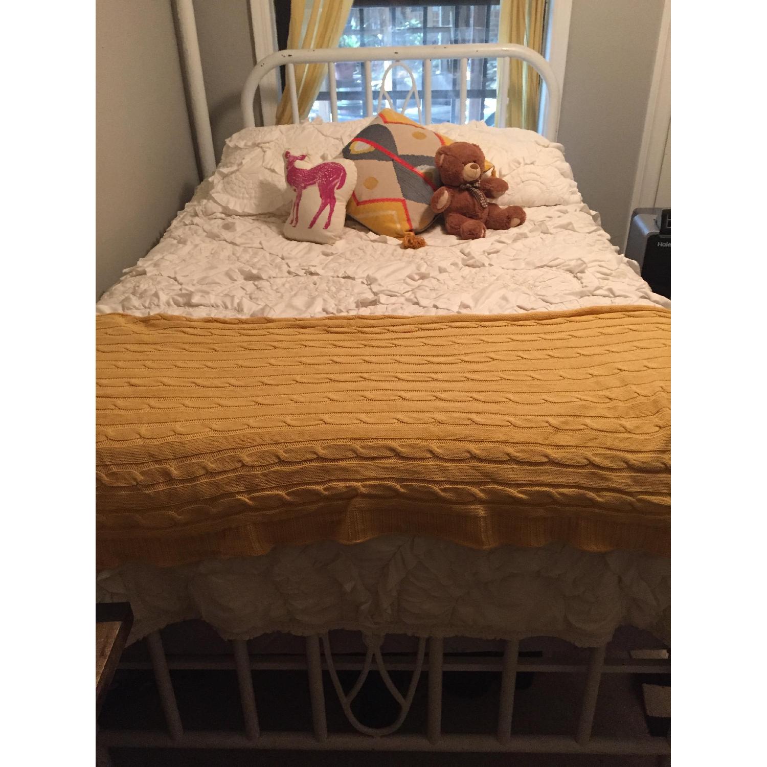 Wrought Iron Full Size Bed Frame - image-1