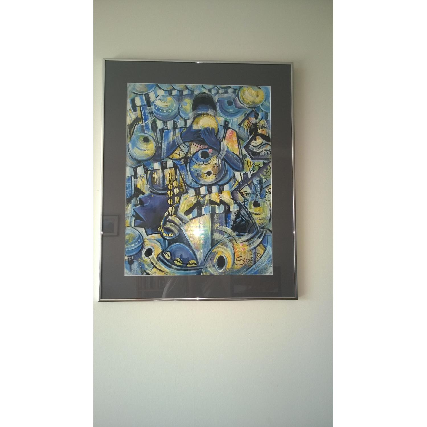Sante Framed Painting from Ghana - image-1