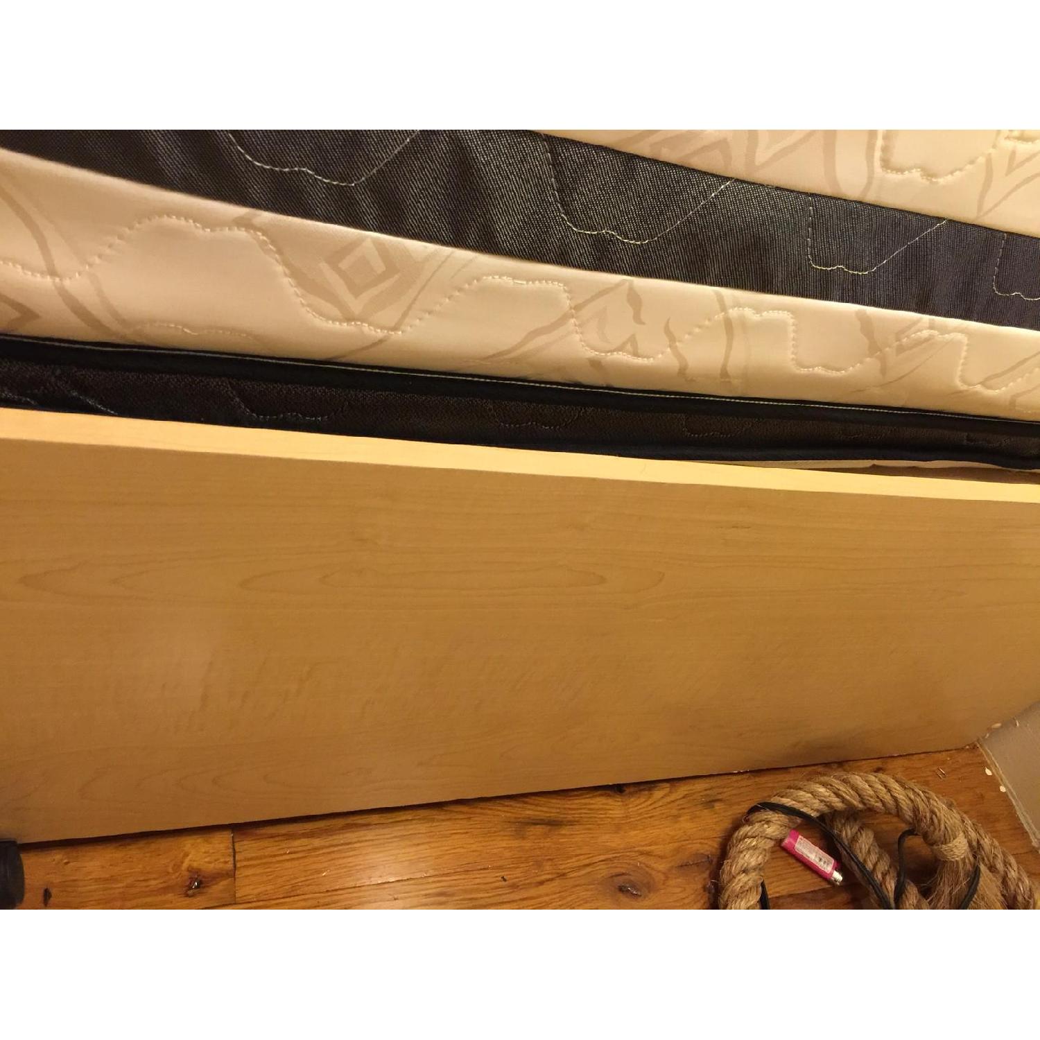 Light Wood Twin Bed Frame - image-2