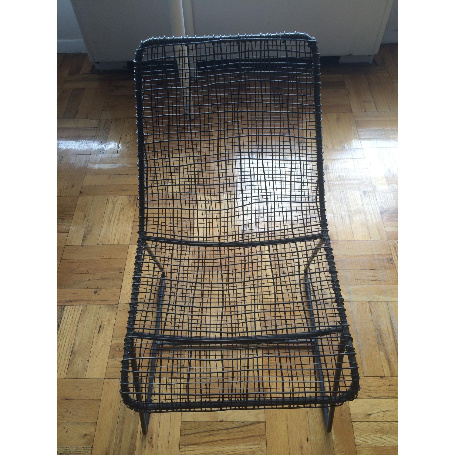 CB2 Reed Zinc Dining Chairs - image-5