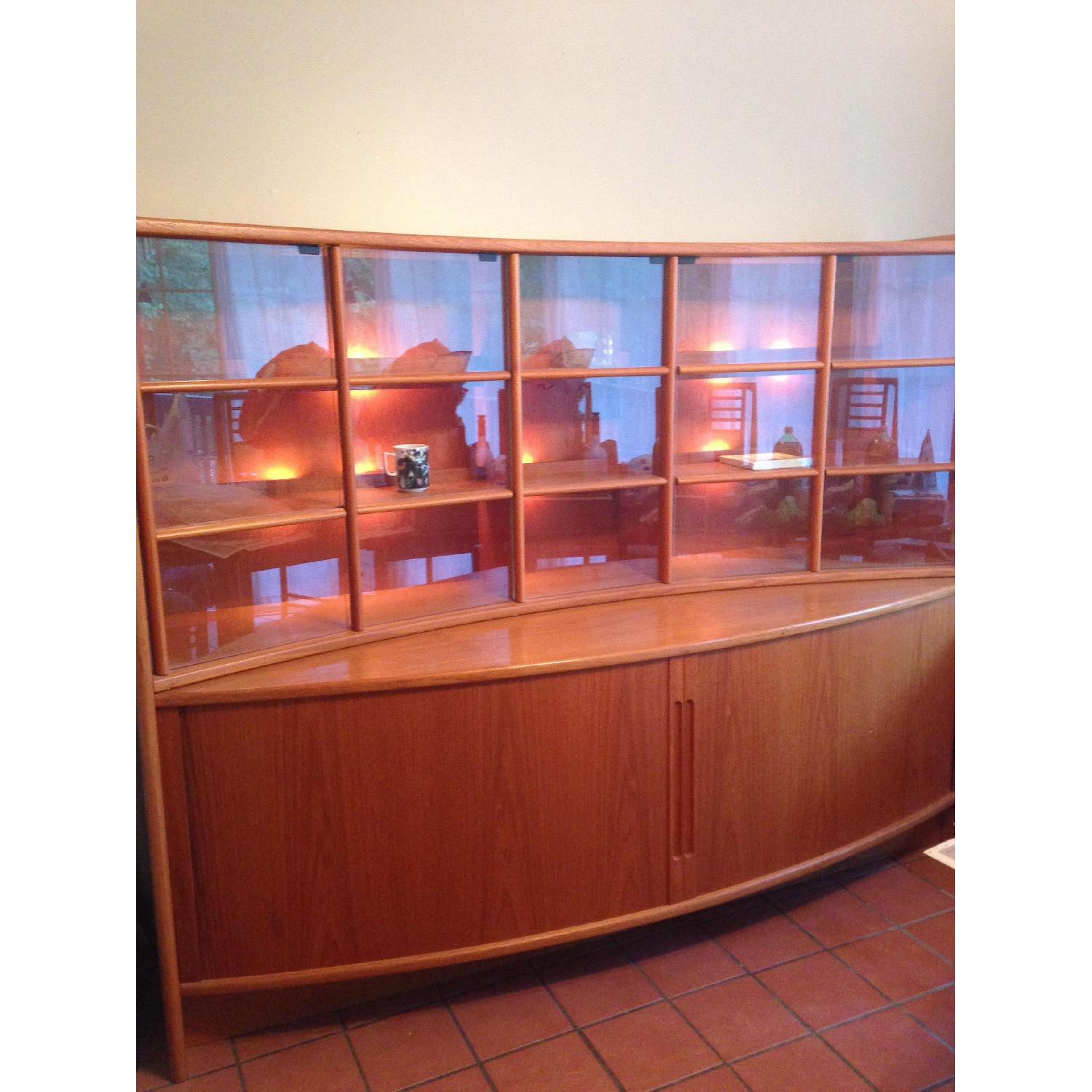 Danish Teak Sideboard & Hutch - image-2