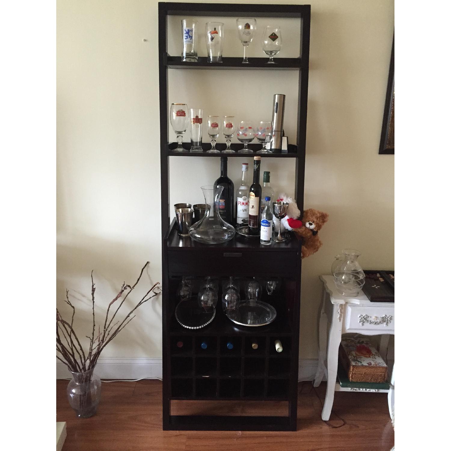 Crate & Barrel Leaning Wine Bar - image-1