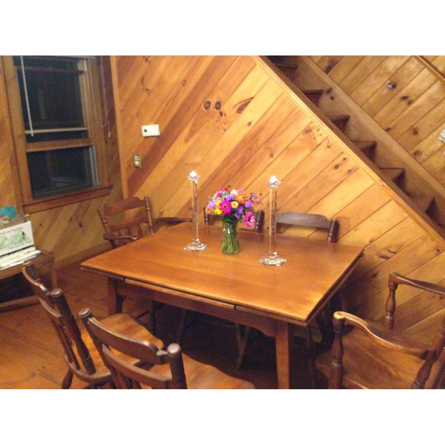 Amish-Style 9 Piece Dining Room Set - image-2