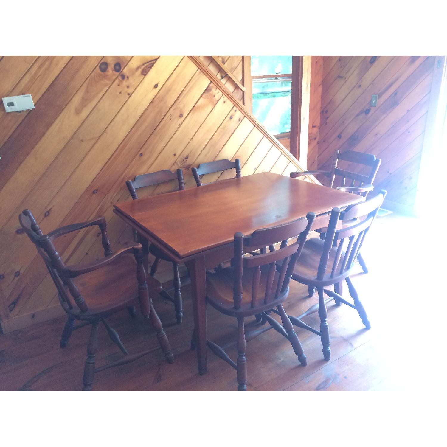 Amish-Style 9 Piece Dining Room Set - image-7