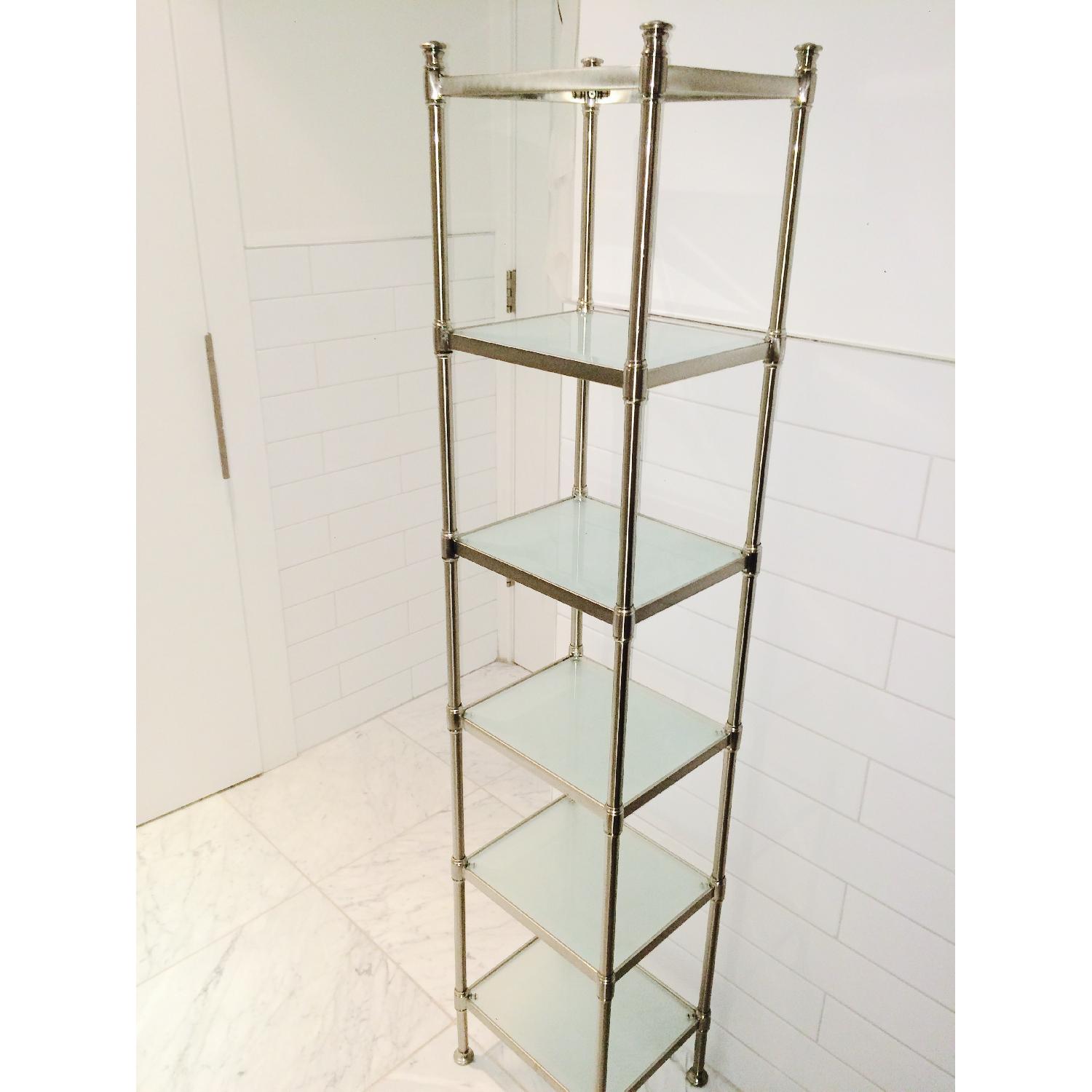 Restoration Hardware Newbury Tall Etagere/Bathroom Shelves - image-2