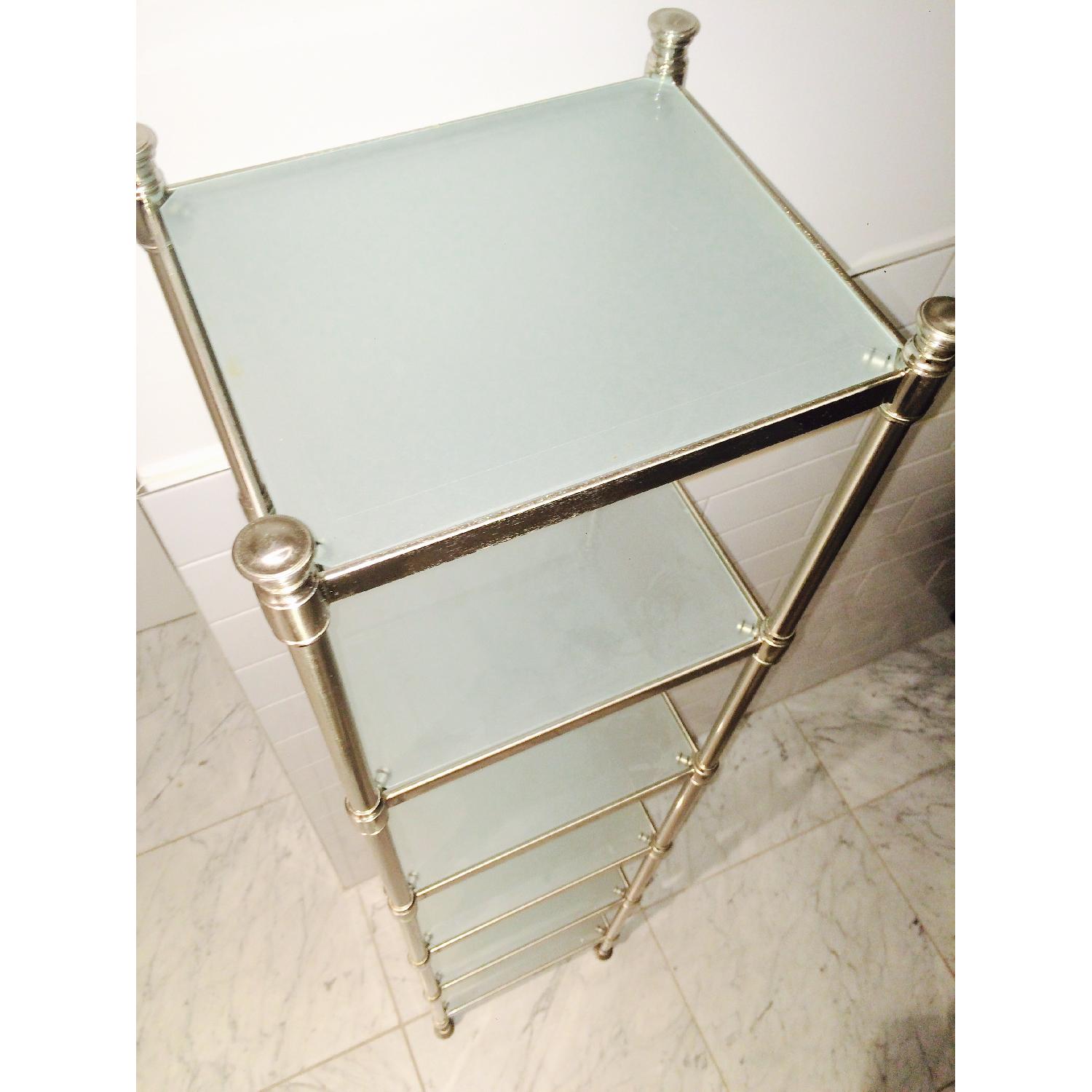 Restoration Hardware Newbury Tall Etagere/Bathroom Shelves AptDeco