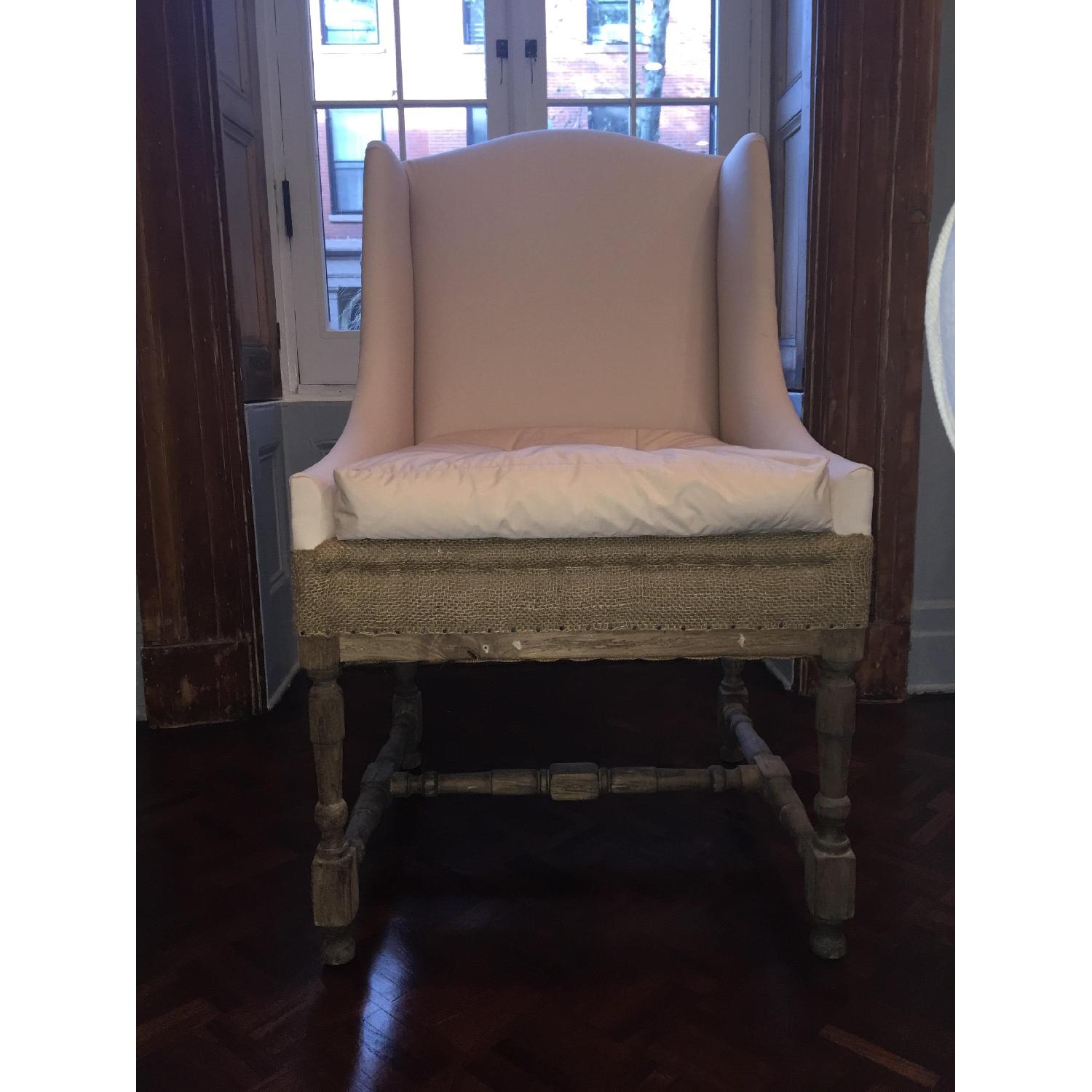 Restoration Hardware Deconstructed 19th C. Slope Arm Dining Chair - image-2