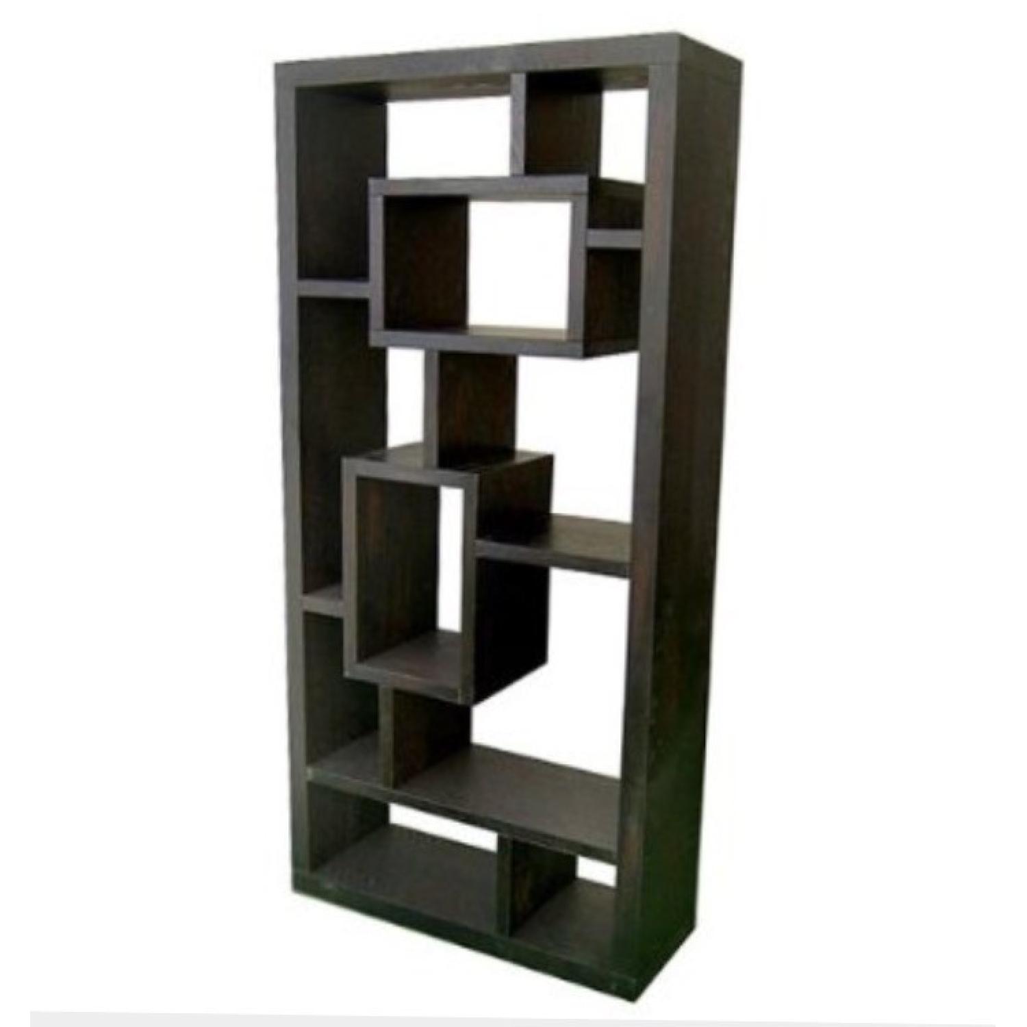 West Elm Geometric Bookcase - image-1
