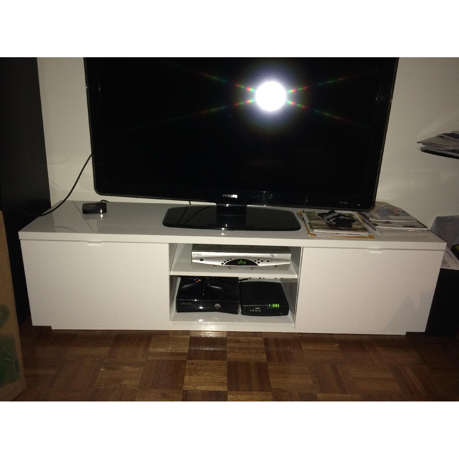 Ikea High Gloss TV Stand - image-1