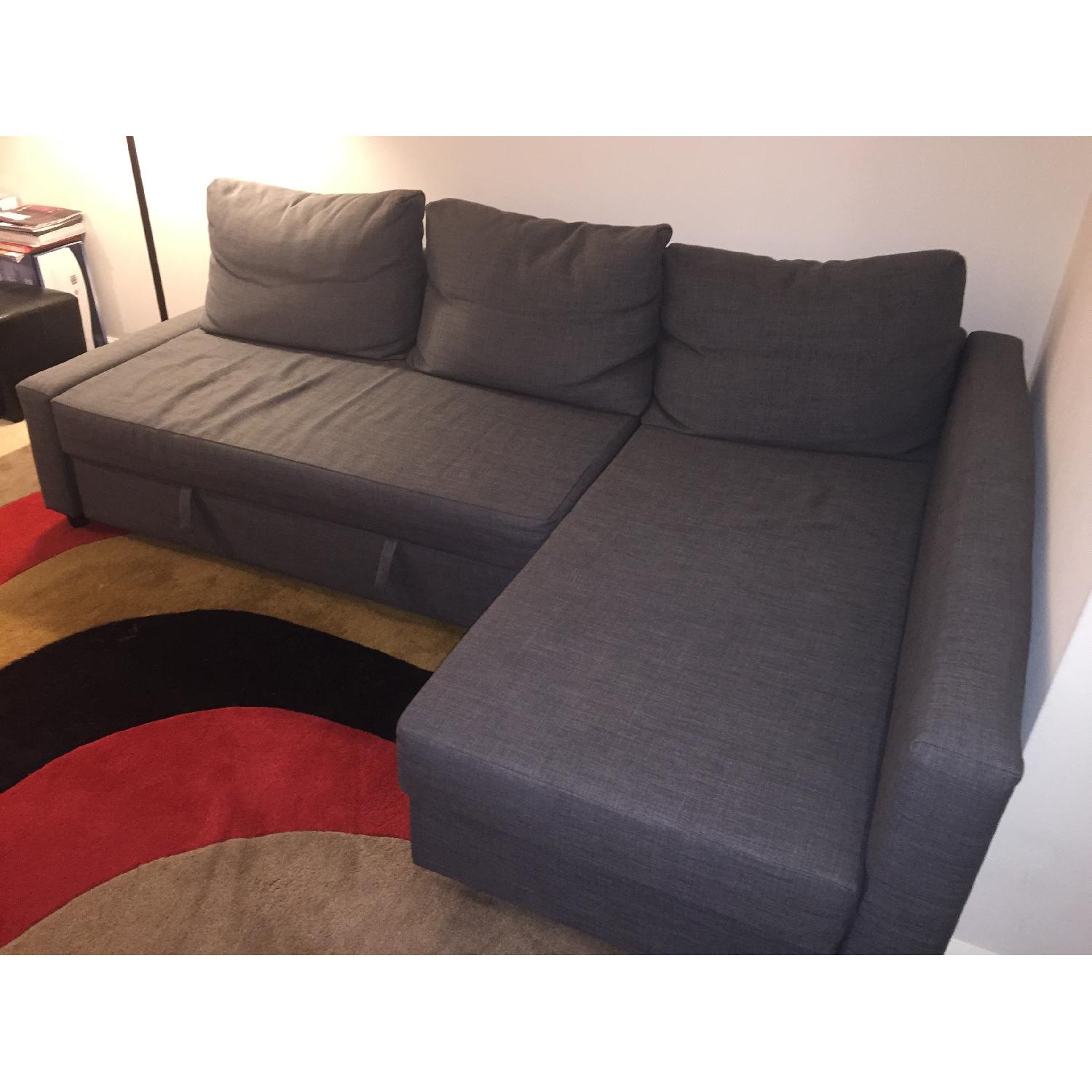 Ikea Friheten Sofa Bed w/ Chaise & Storage - image-1