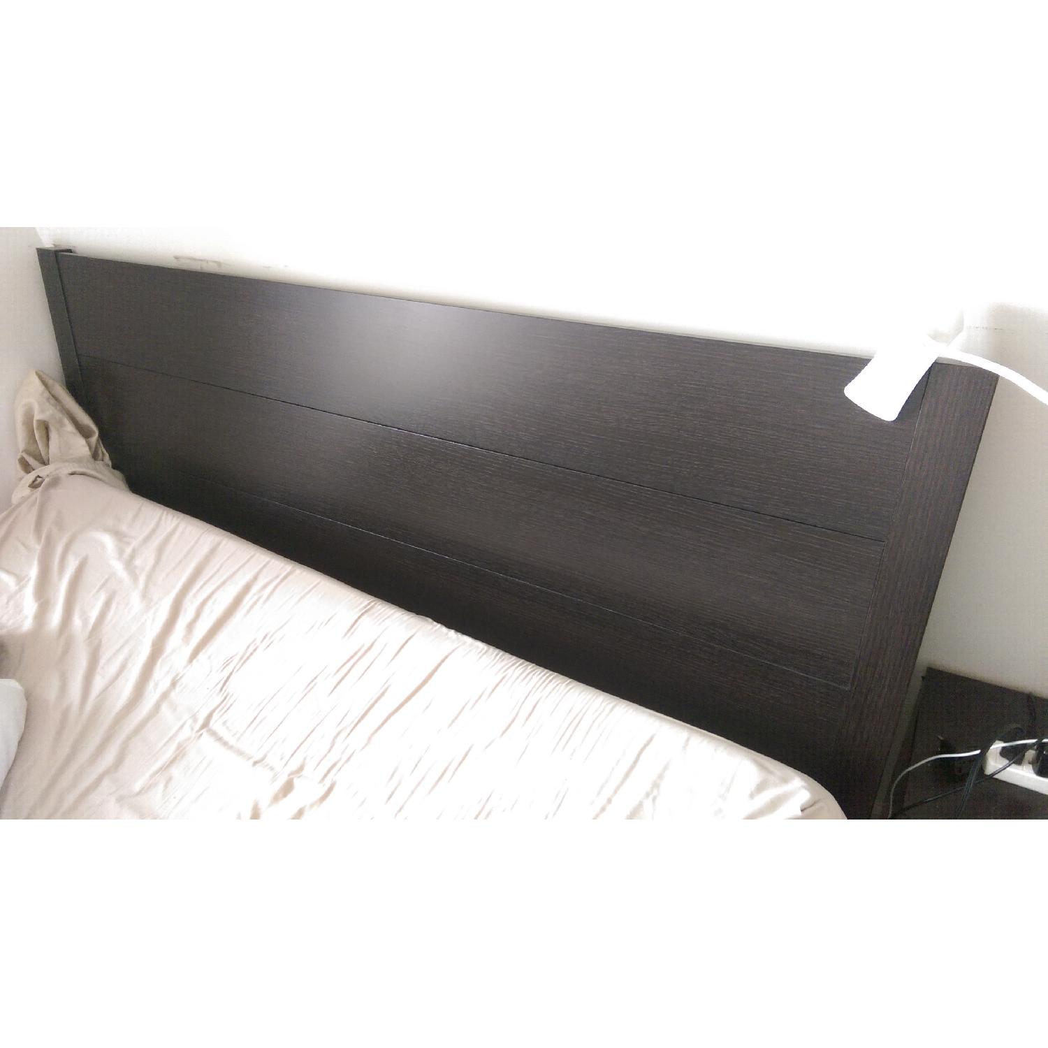 Ikea Nyvoll Queen Bed Frame AptDeco