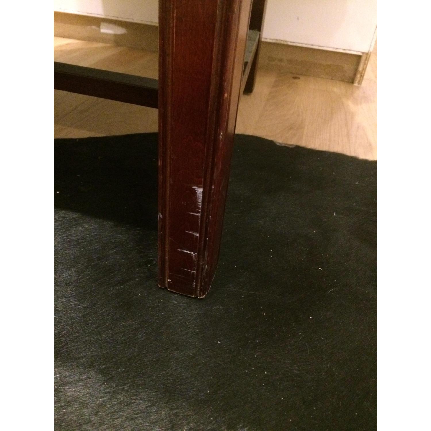 Vintage Floral Wingback Chair - image-5