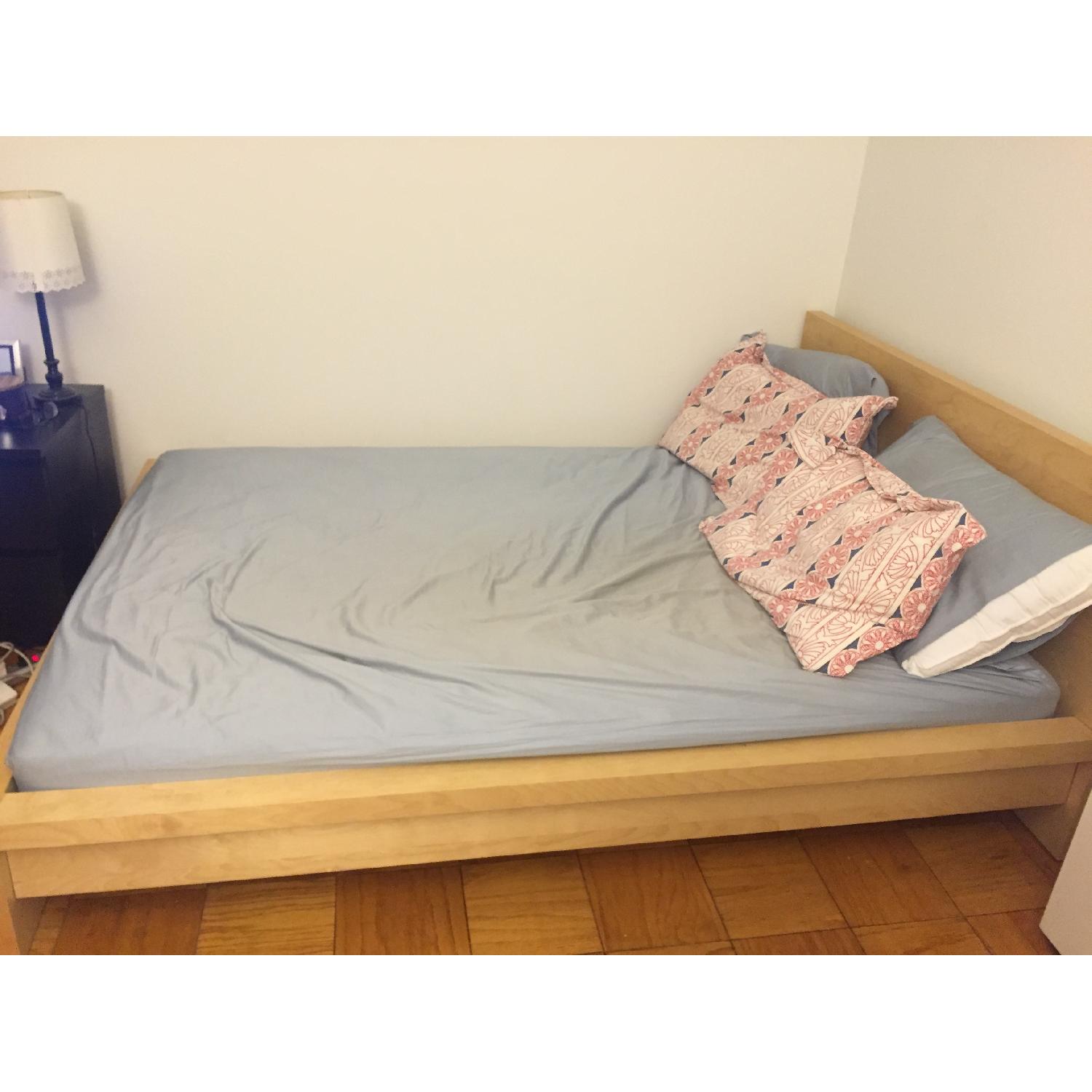 Ikea Malm Full Bed w/ Slats AptDeco