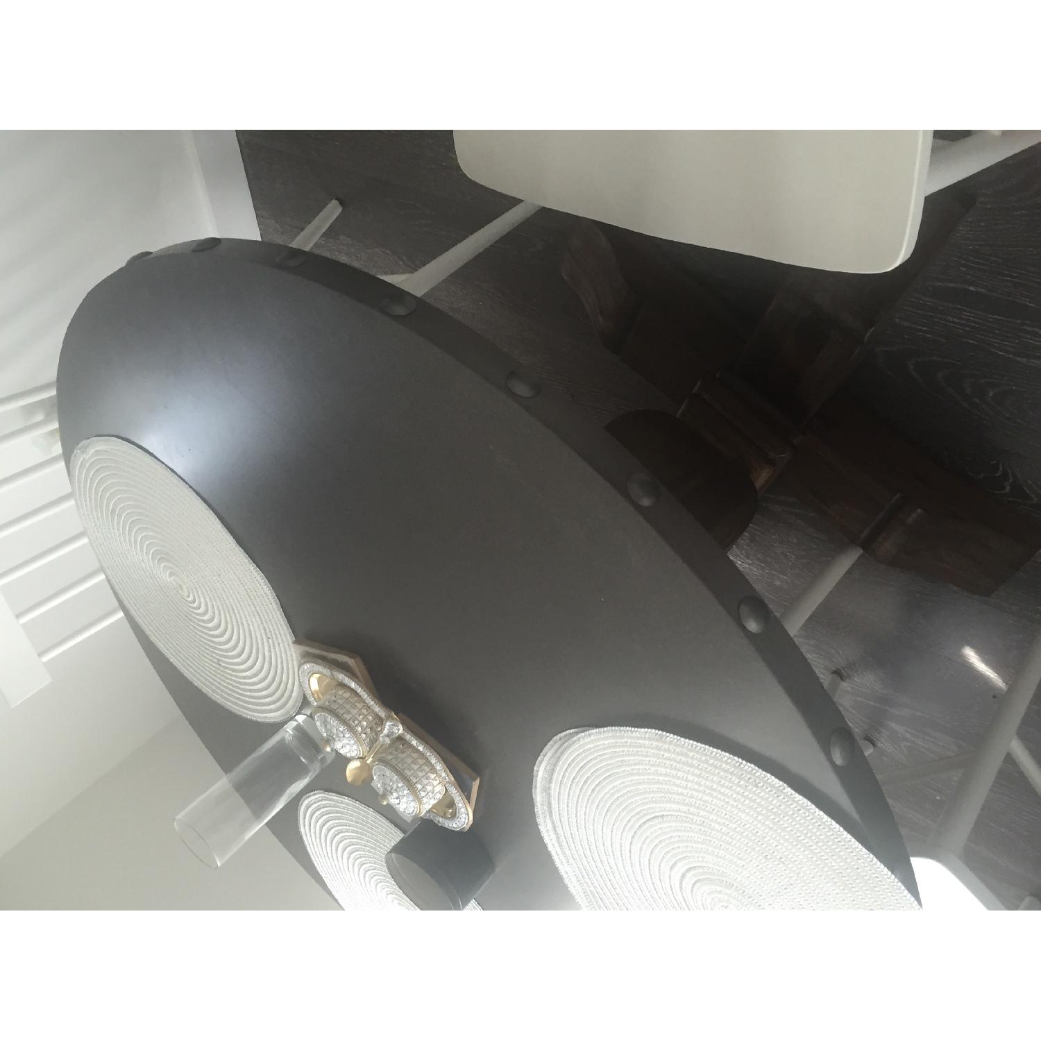 Cost Plus Copper Dining Table w/ Wooden Base - image-2