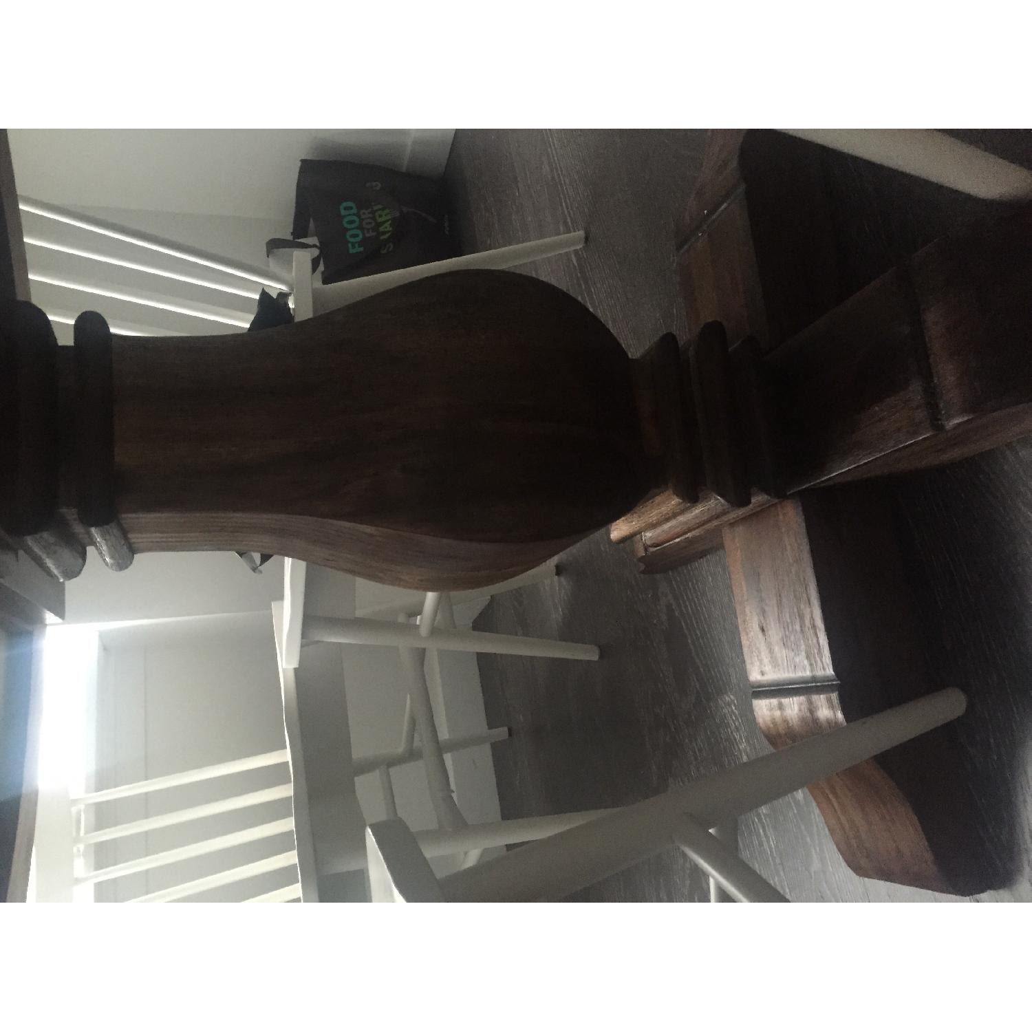 Cost Plus Copper Dining Table w/ Wooden Base - image-3