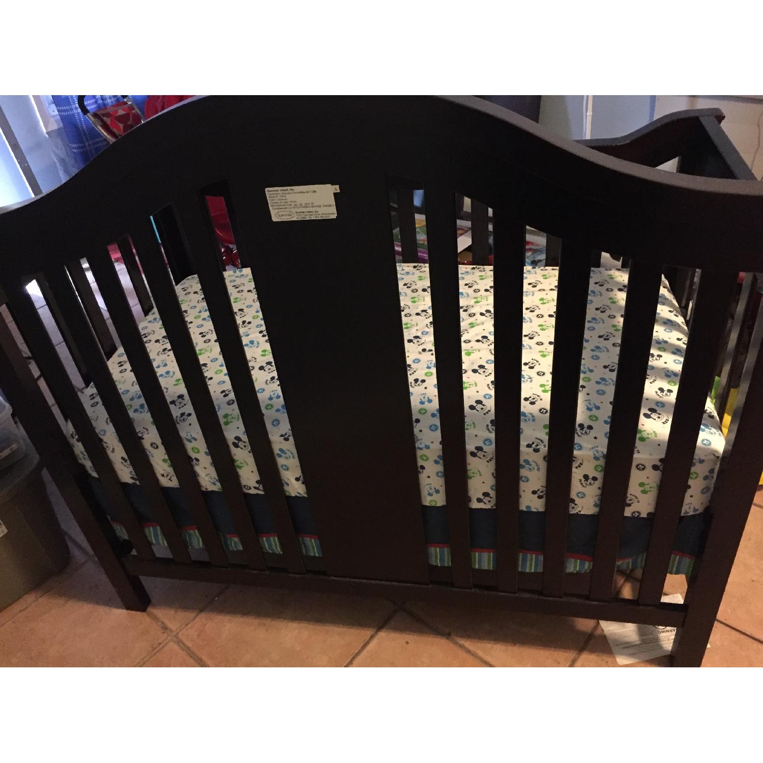 Toys R Us Cherry Wood Baby Crib AptDeco
