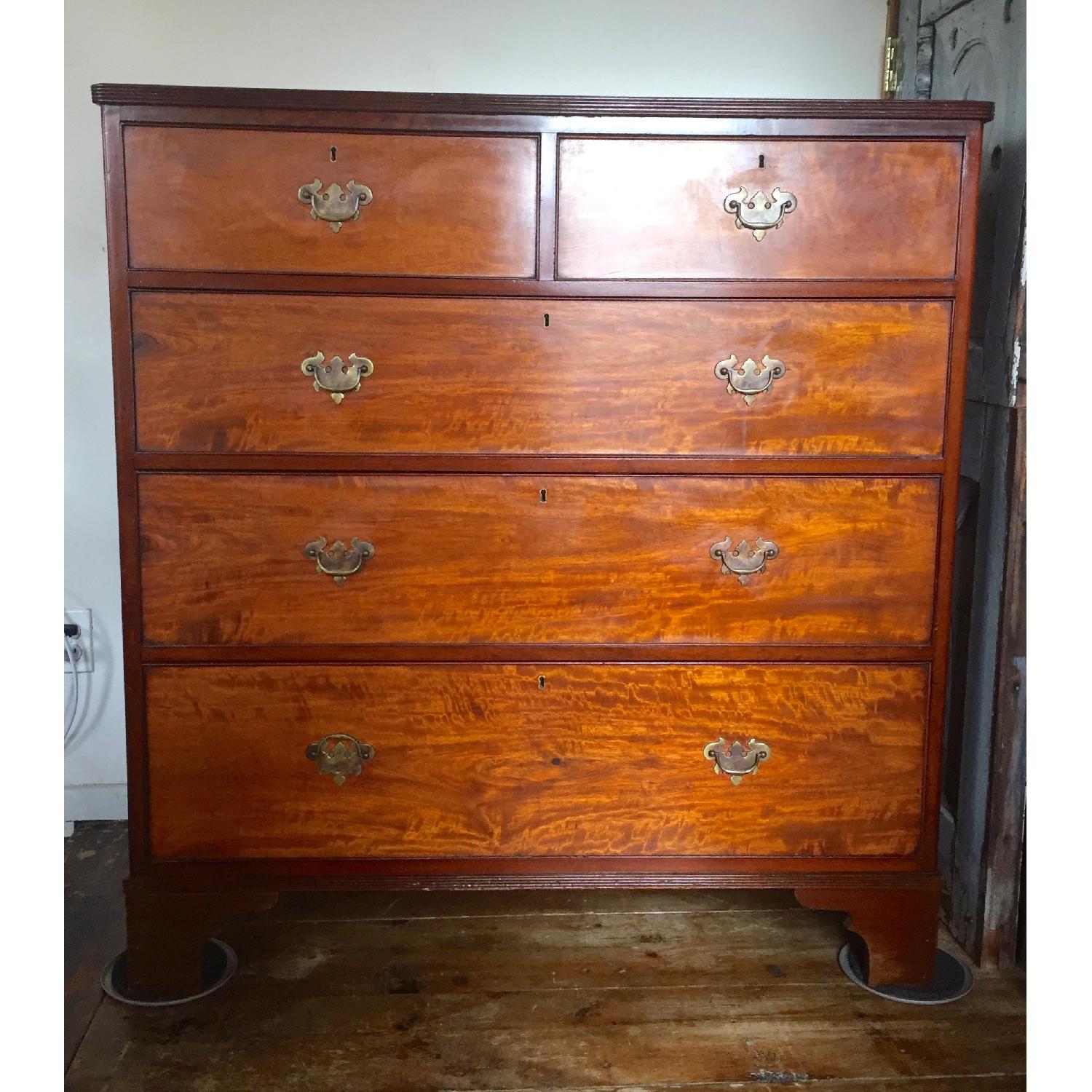 Antique Wood Baroque Dresser - image-1