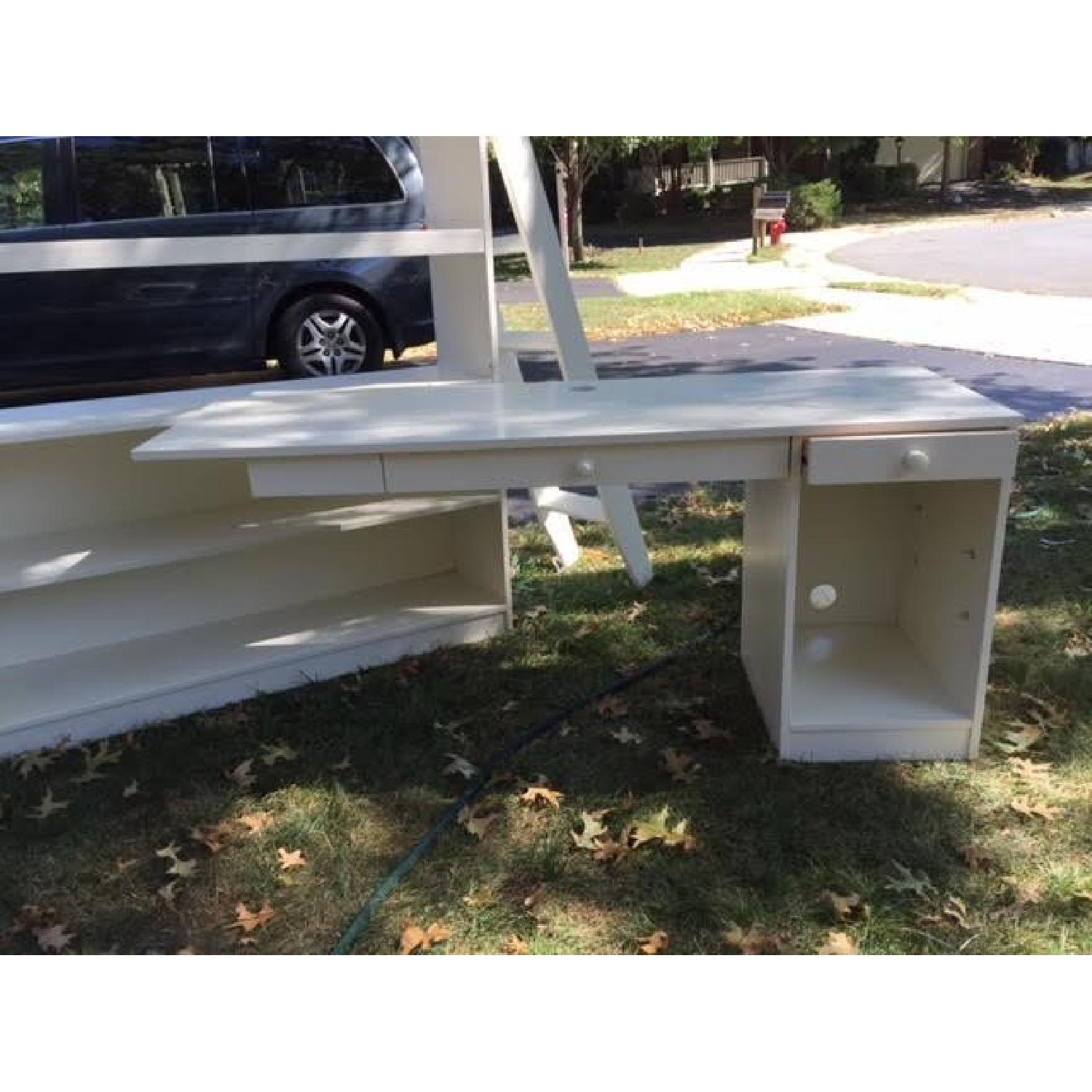 Pottery Barn Sleep & Study Full Size Loft Bed & Desk - image-4