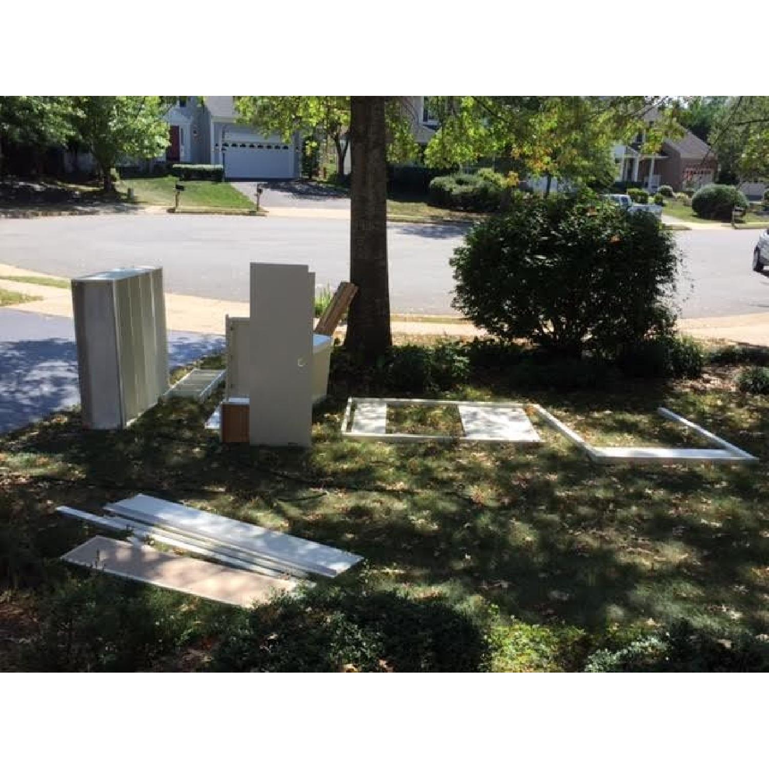 Pottery Barn Sleep & Study Full Size Loft Bed & Desk - image-7