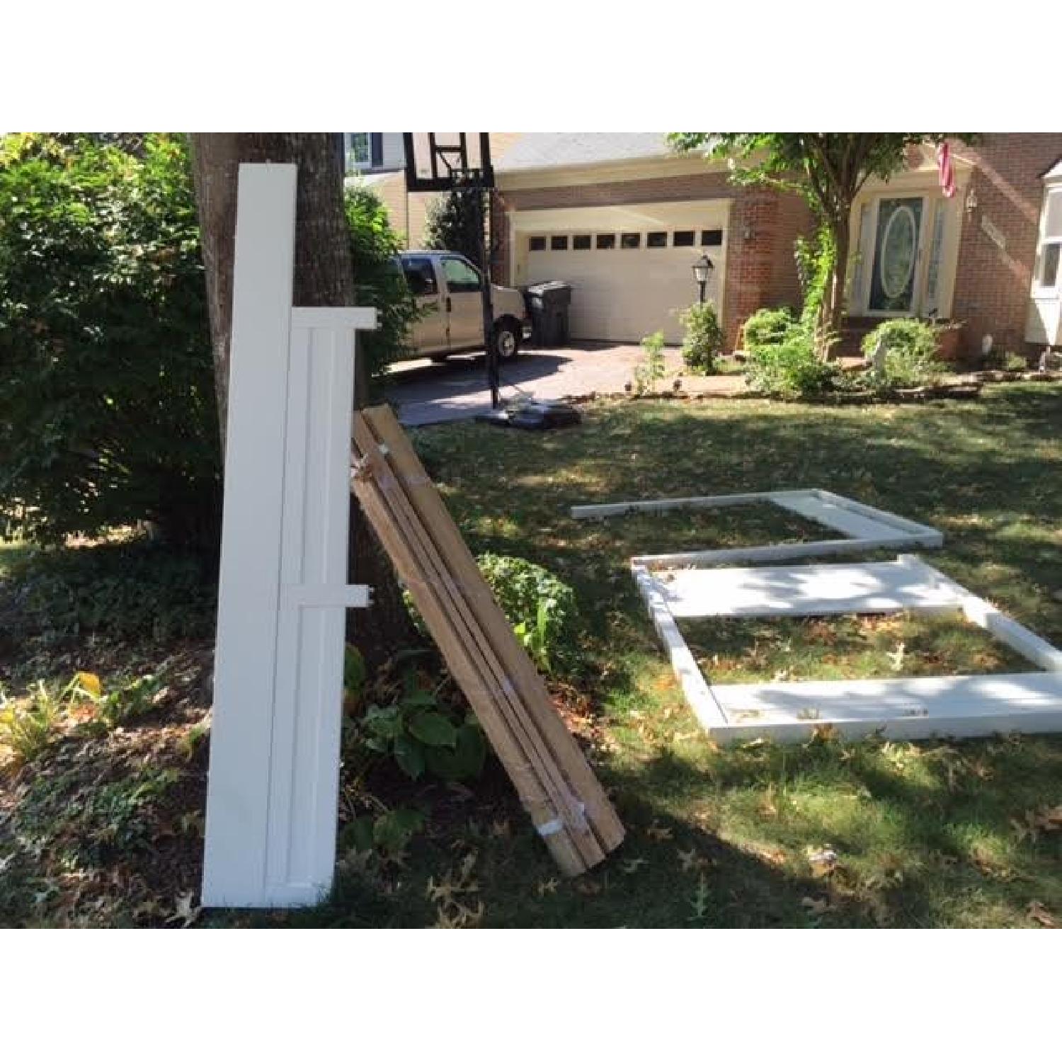 Pottery Barn Sleep & Study Full Size Loft Bed & Desk - image-8