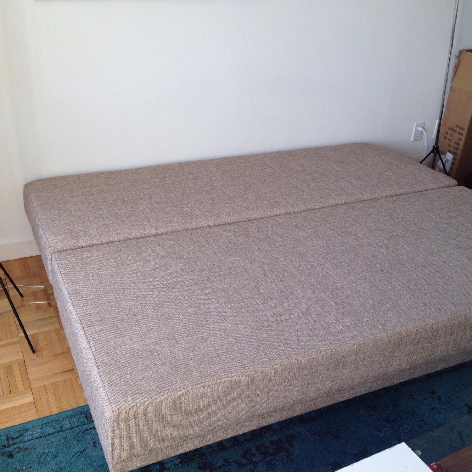 Sleeper Couch w/ Throw Pillows - image-4