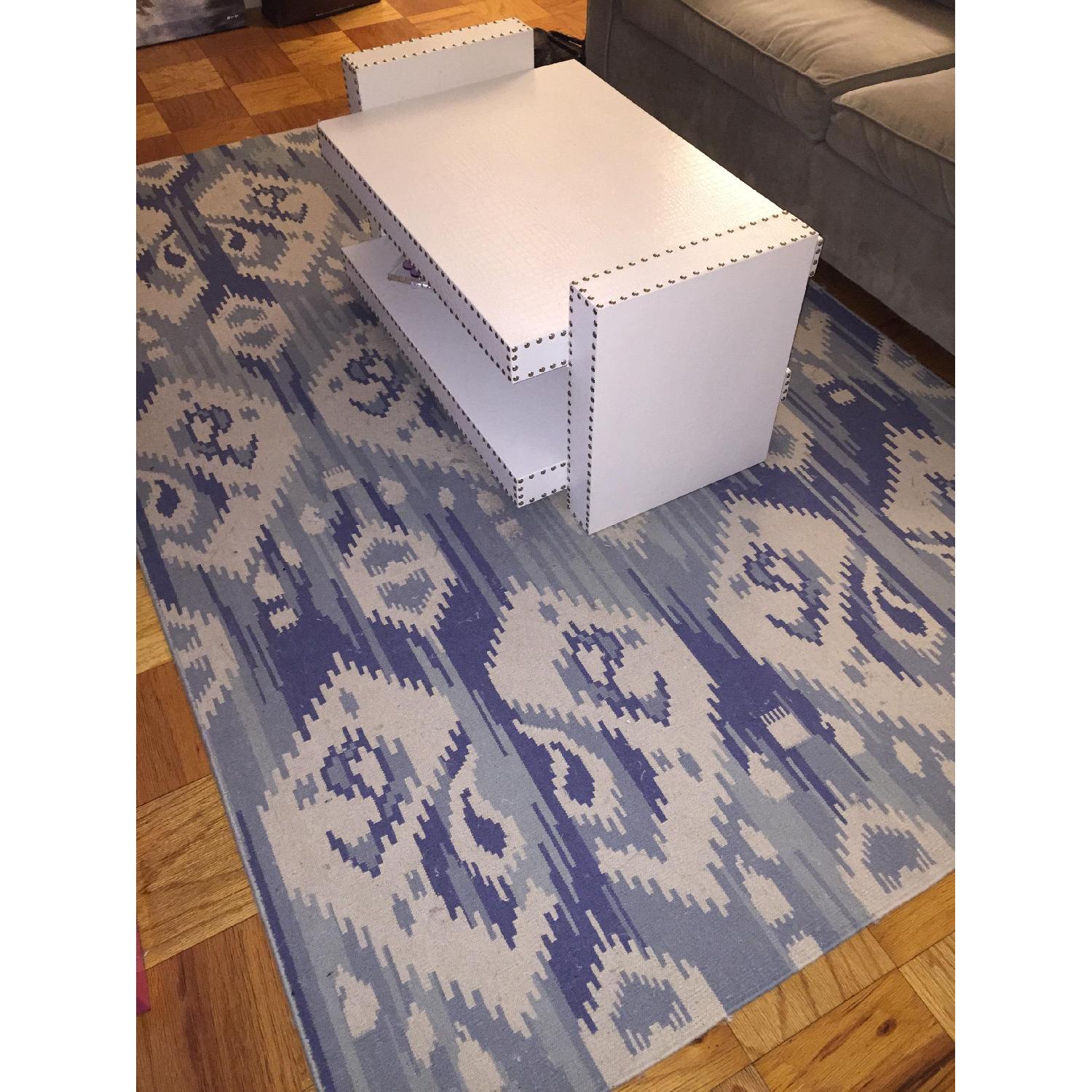 Calypso Blue Ikat Rug - image-1