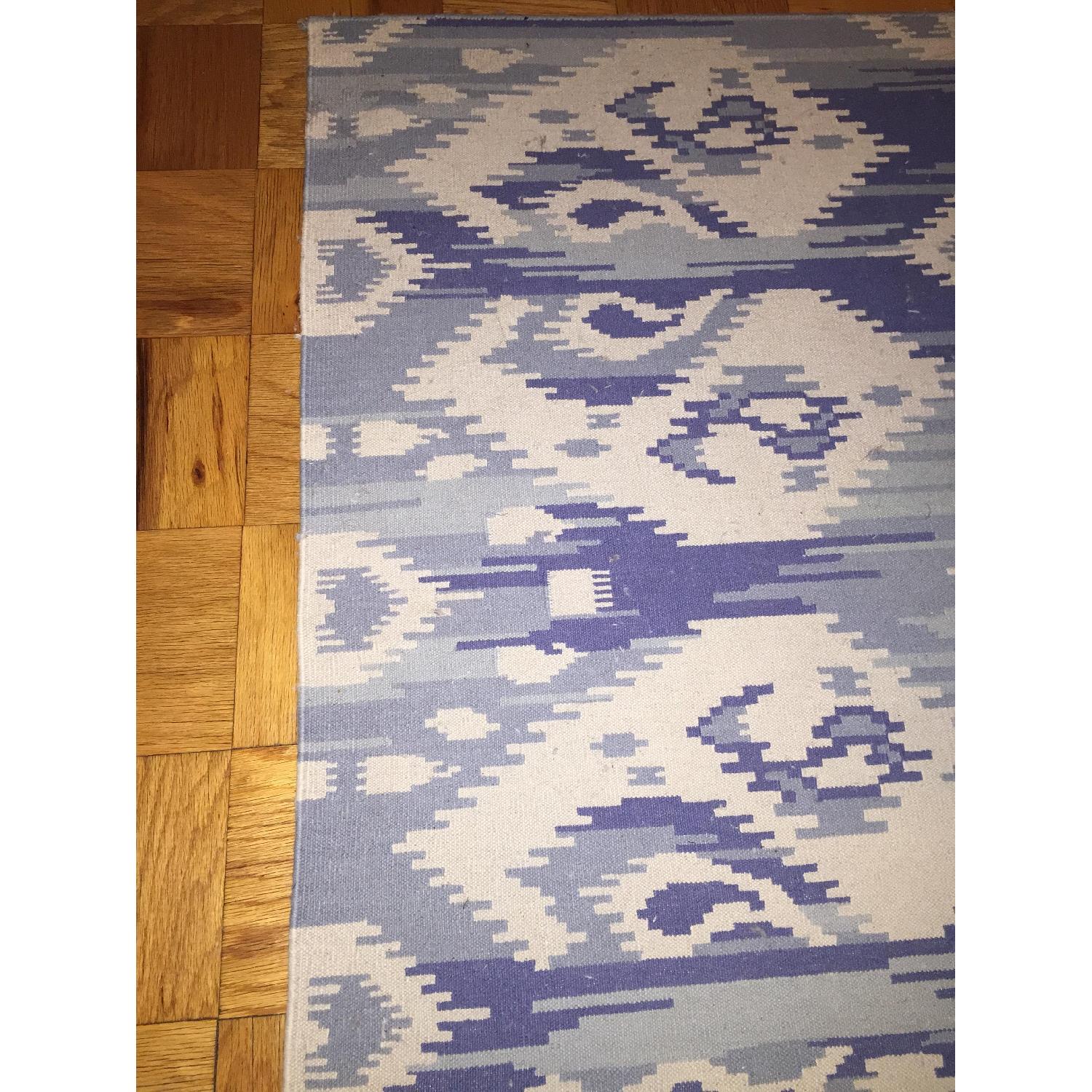 Calypso Blue Ikat Rug - image-2