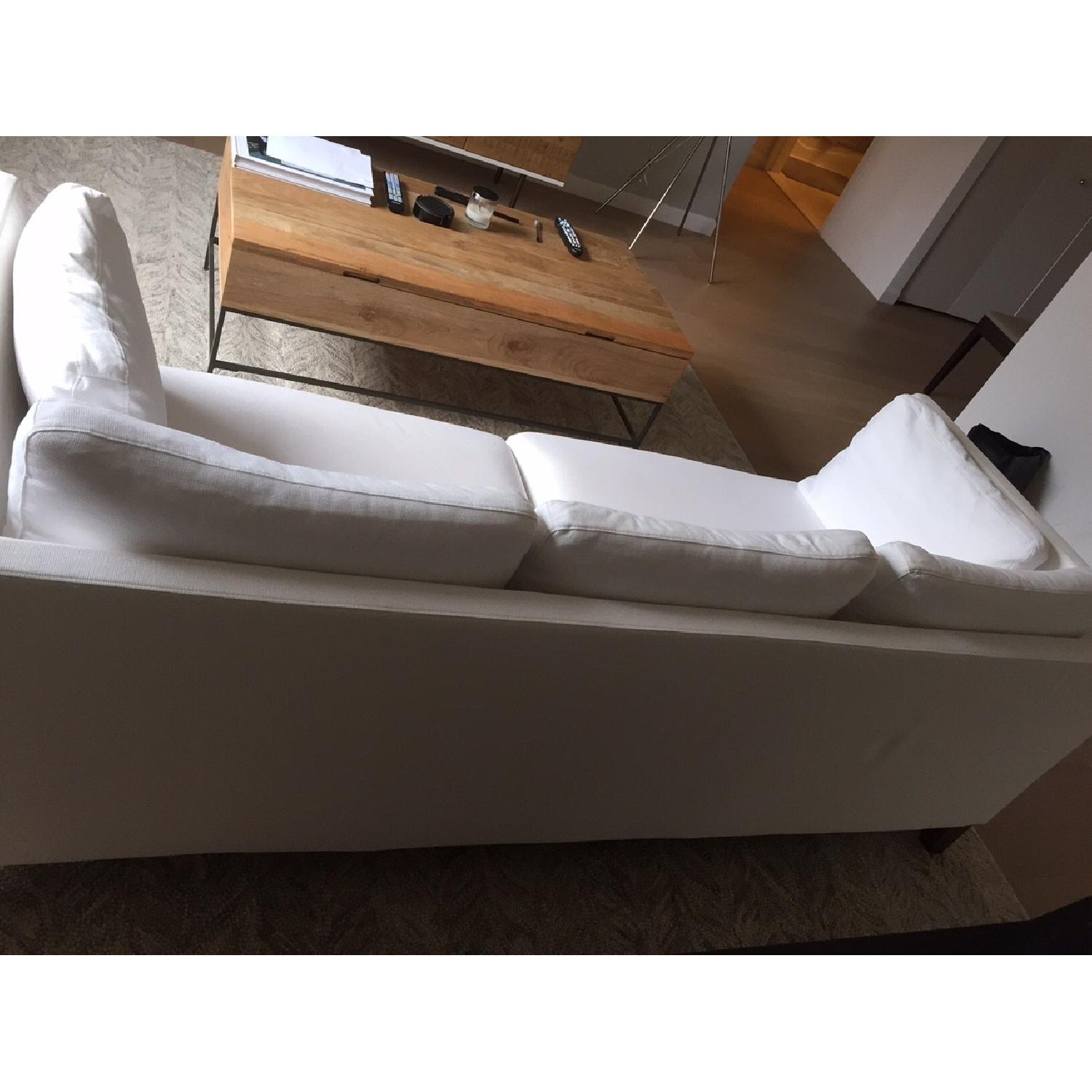 Ikea Stockholm Sofa in White AptDeco