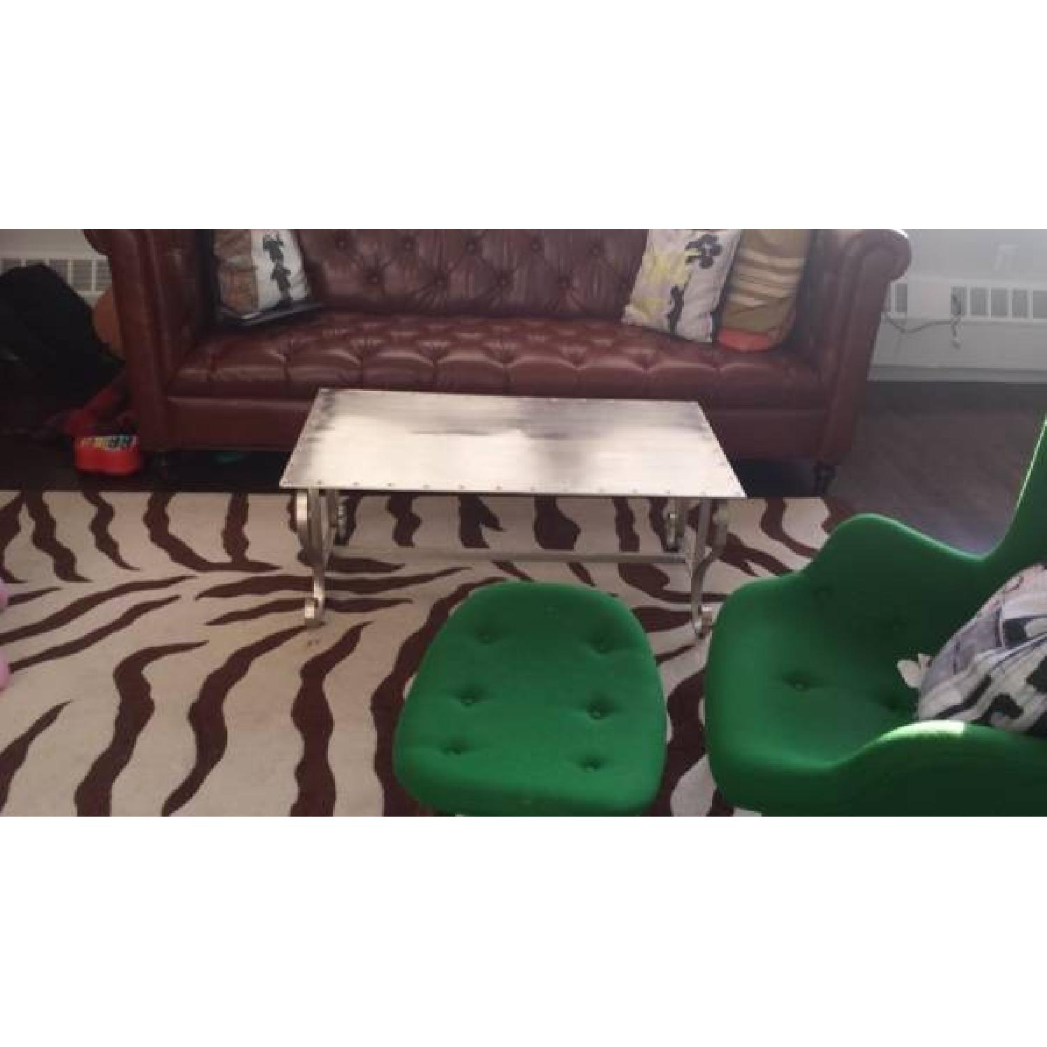 Rustic Table w/ Metal Rivets - image-4