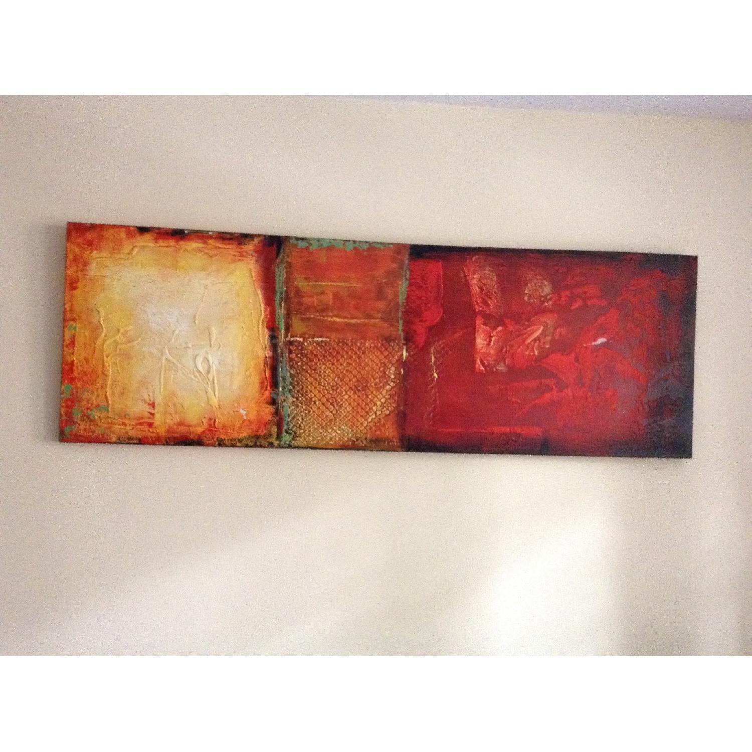 Canvas Red and Yellow Picture - image-1