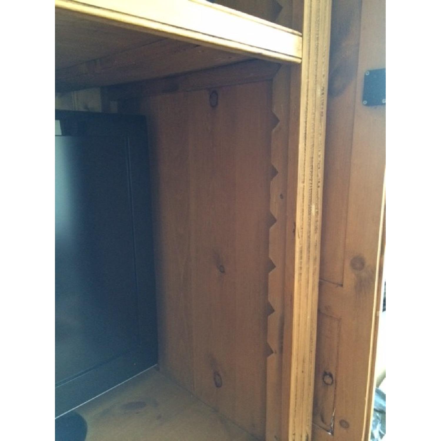 Solid Pine Armoire/Entertainment Center - image-7