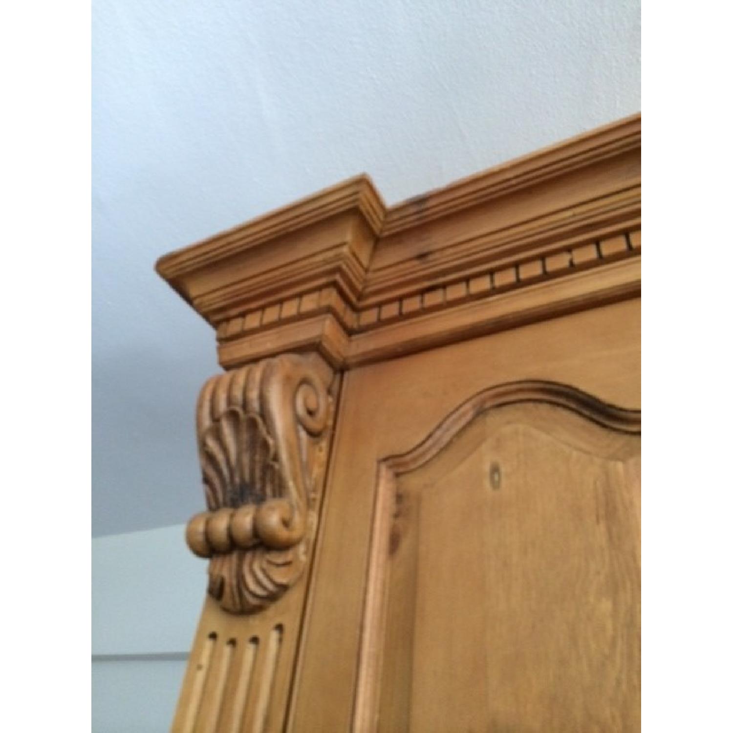 Solid Pine Armoire/Entertainment Center - image-9