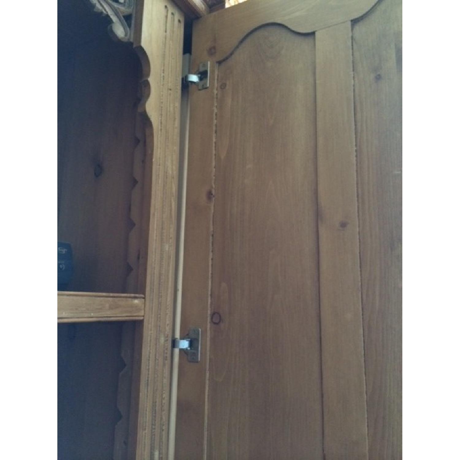 Solid Pine Armoire/Entertainment Center - image-10