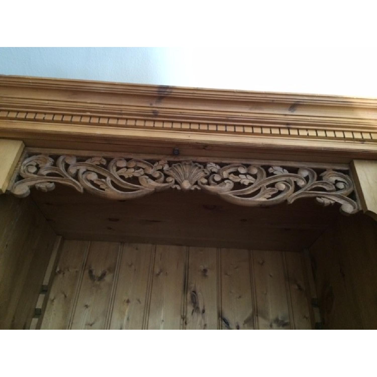 Solid Pine Armoire/Entertainment Center - image-11