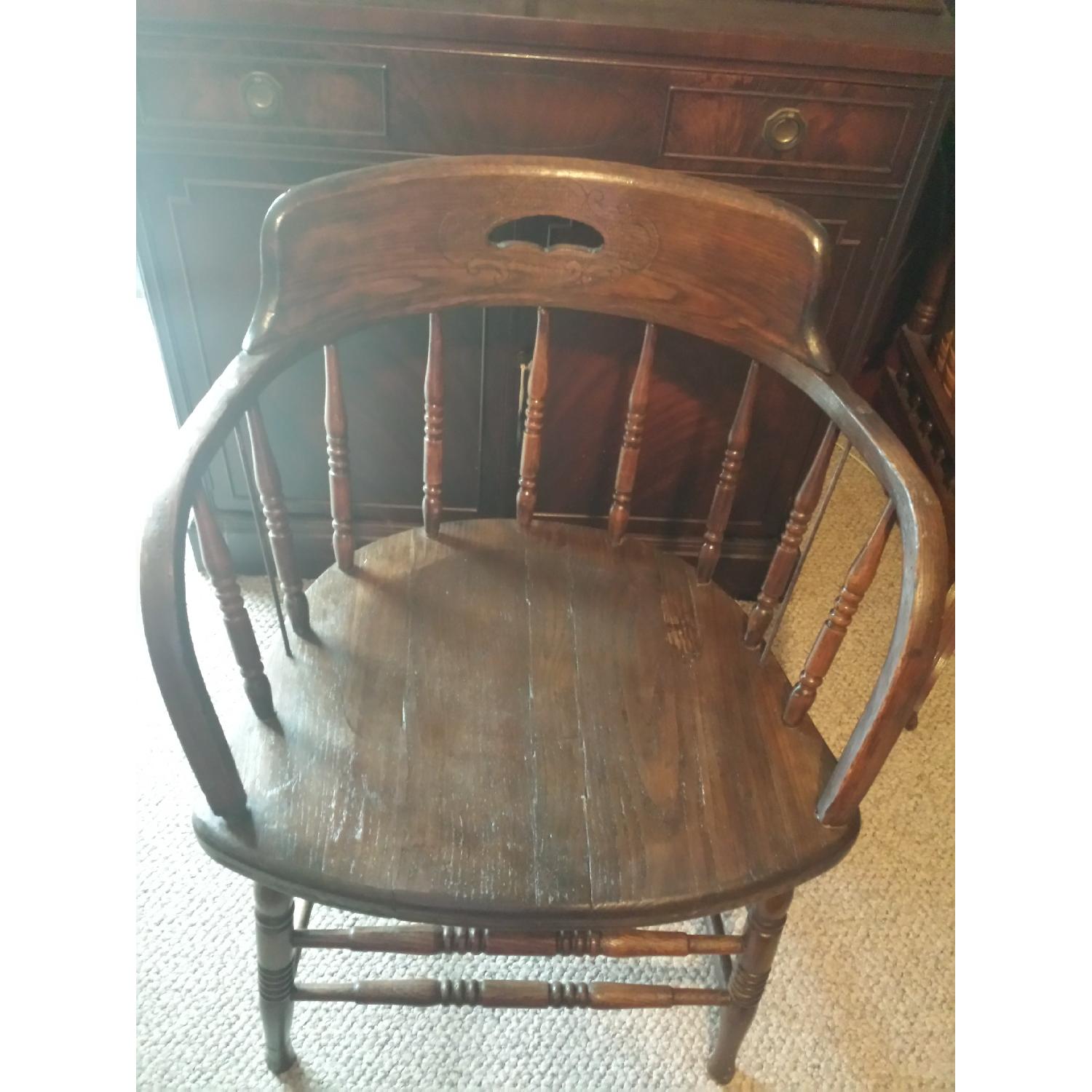 Vintage Captain's Chair - image-1