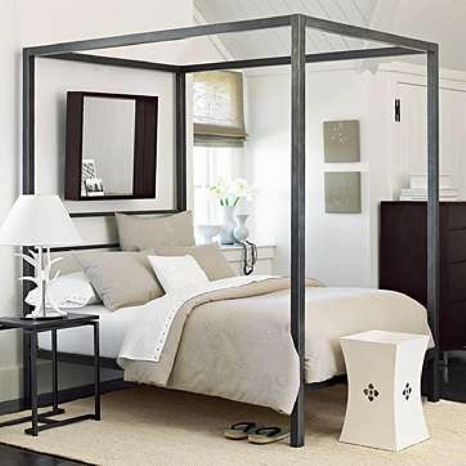 West Elm Queen Platform 4 Post Bed - image-1