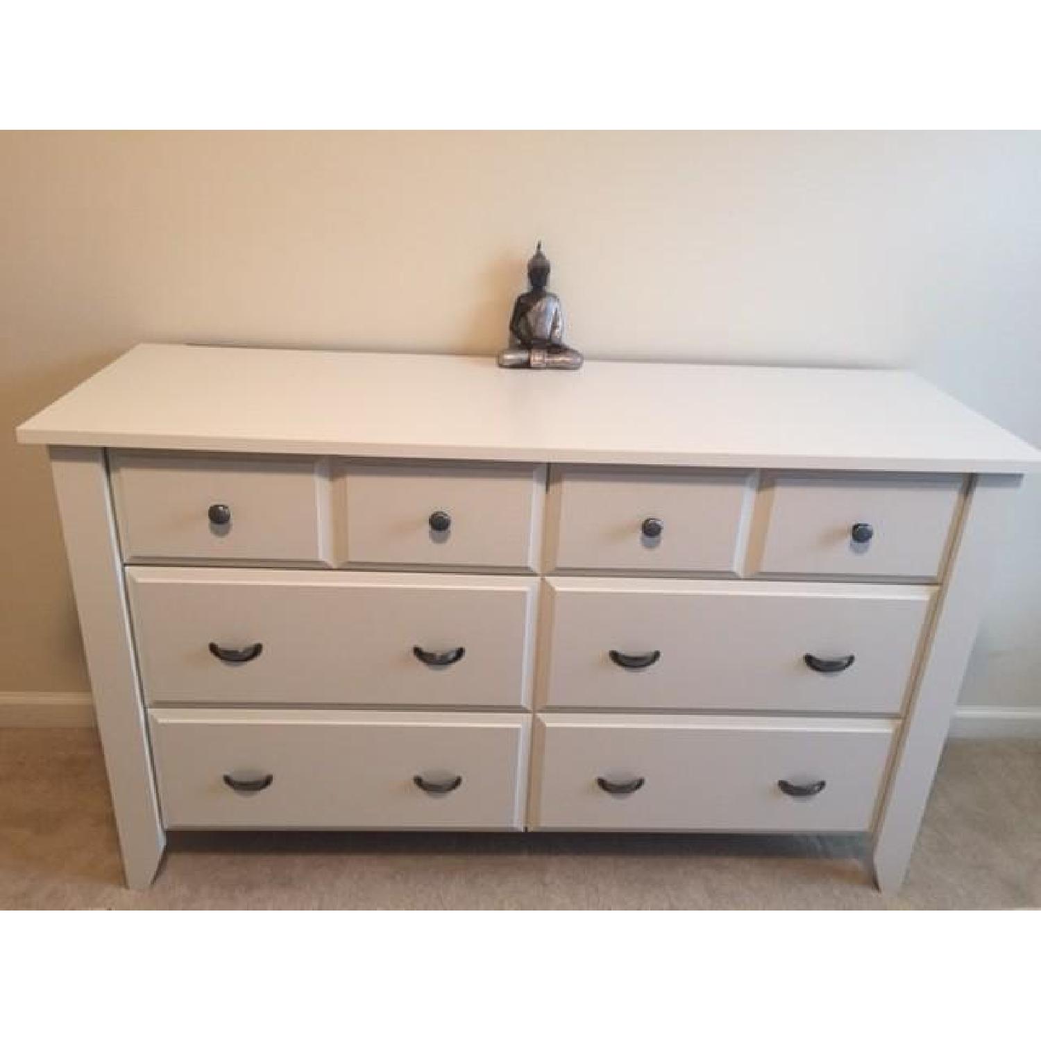 Sauder Shoal Creek White 6 Shelf Dresser - image-3