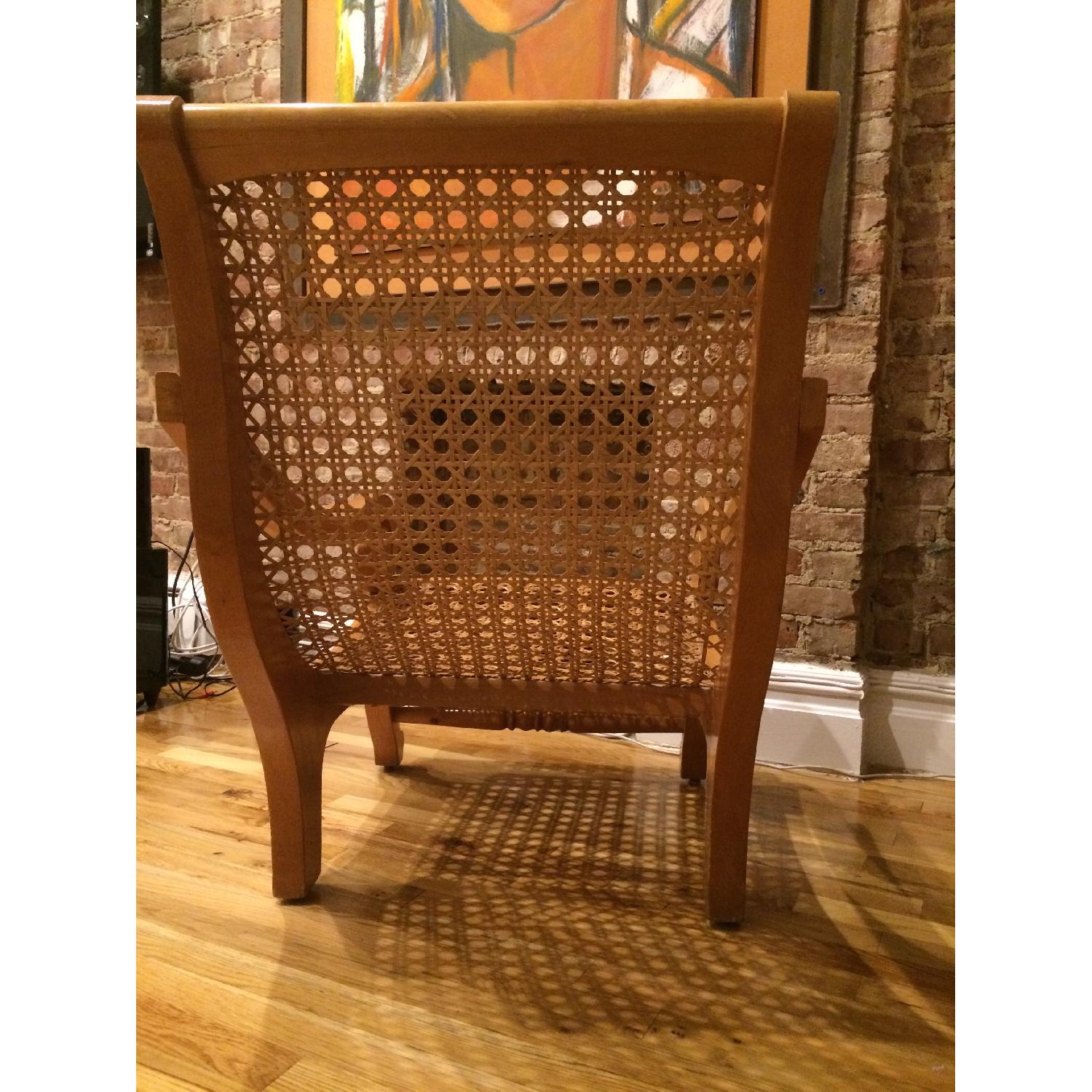 Farre Wood Rattan Poltroon - image-5