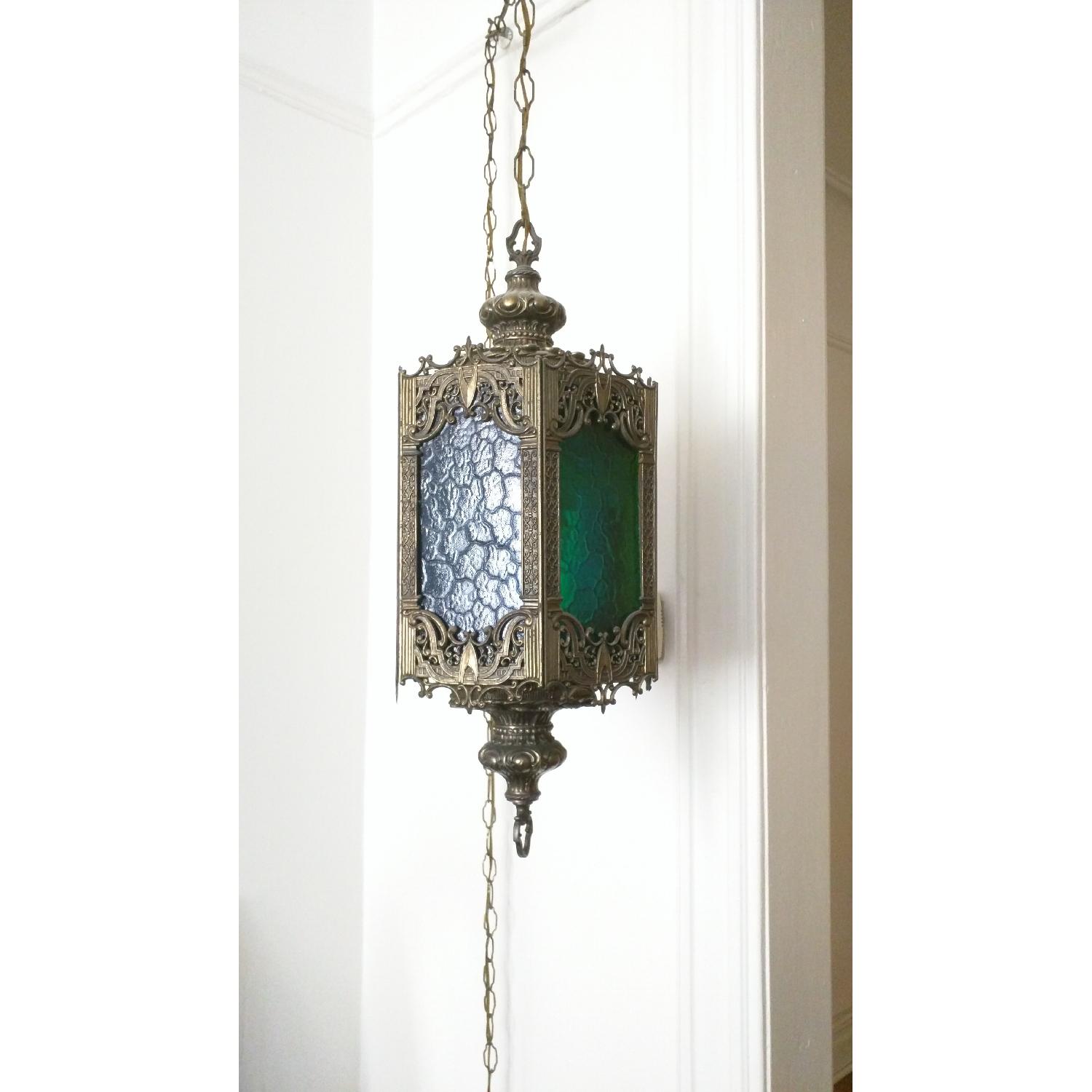 Circa 1970 Hanging Swag Lamp - image-2