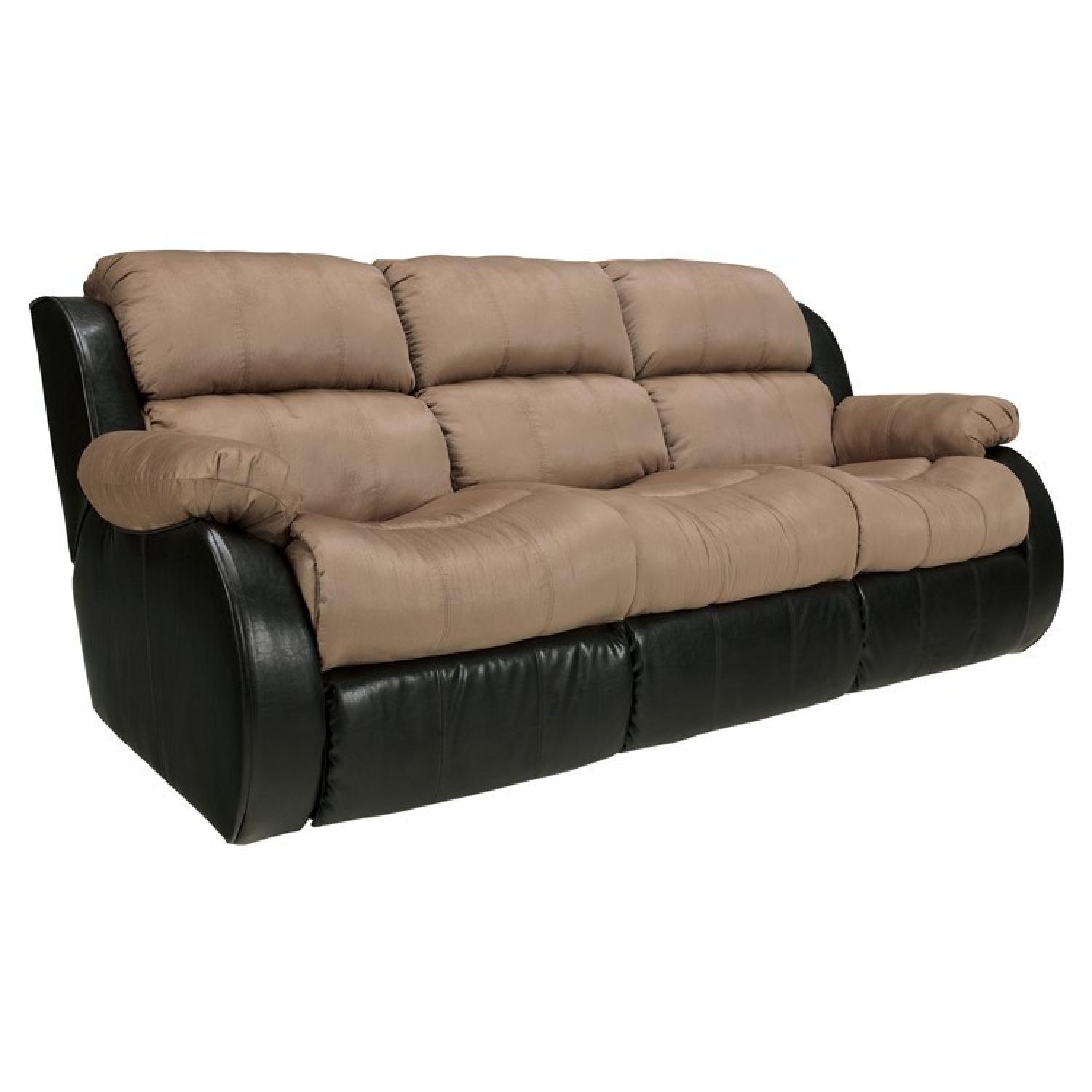 Ashley's Presley Dual Reclining Sofa in Cocoa - image-5